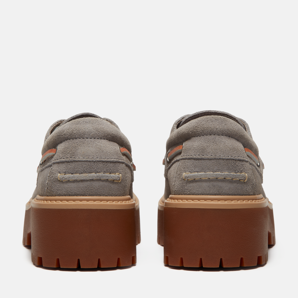 Stone Street Platform Boat Shoe for Women