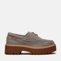 Stone Street Platform Boat Shoe for Women