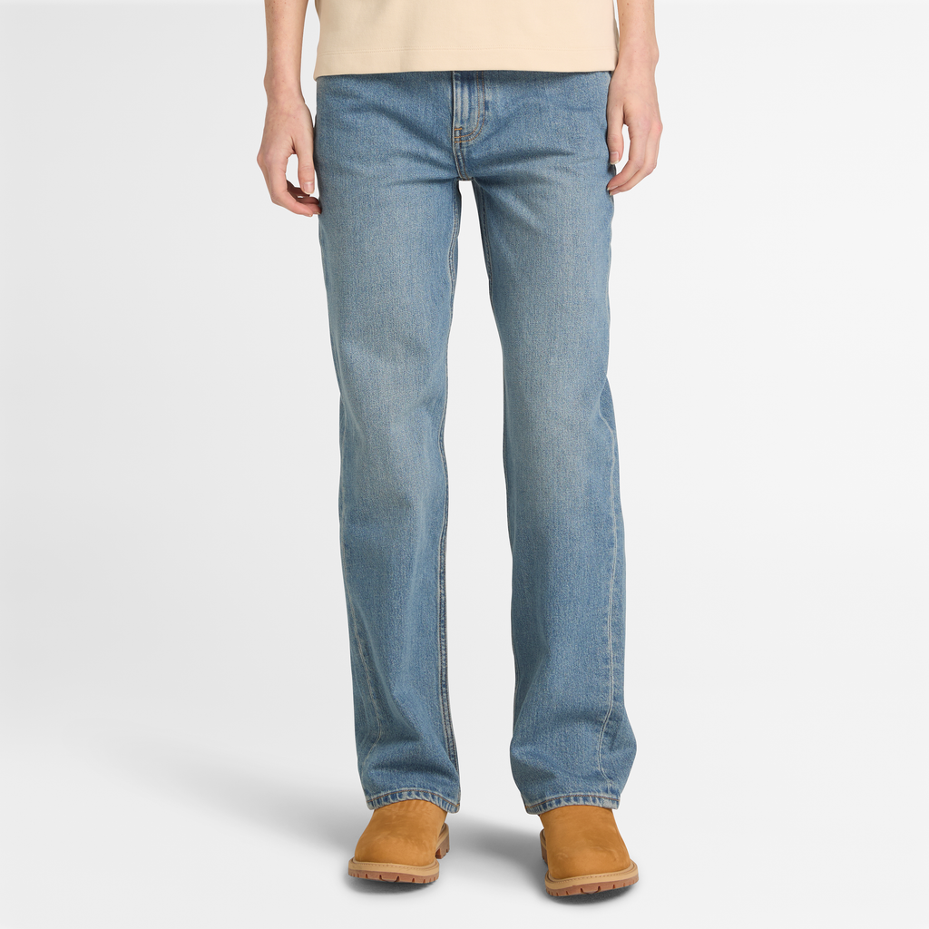 Denim Straight Pants For Women