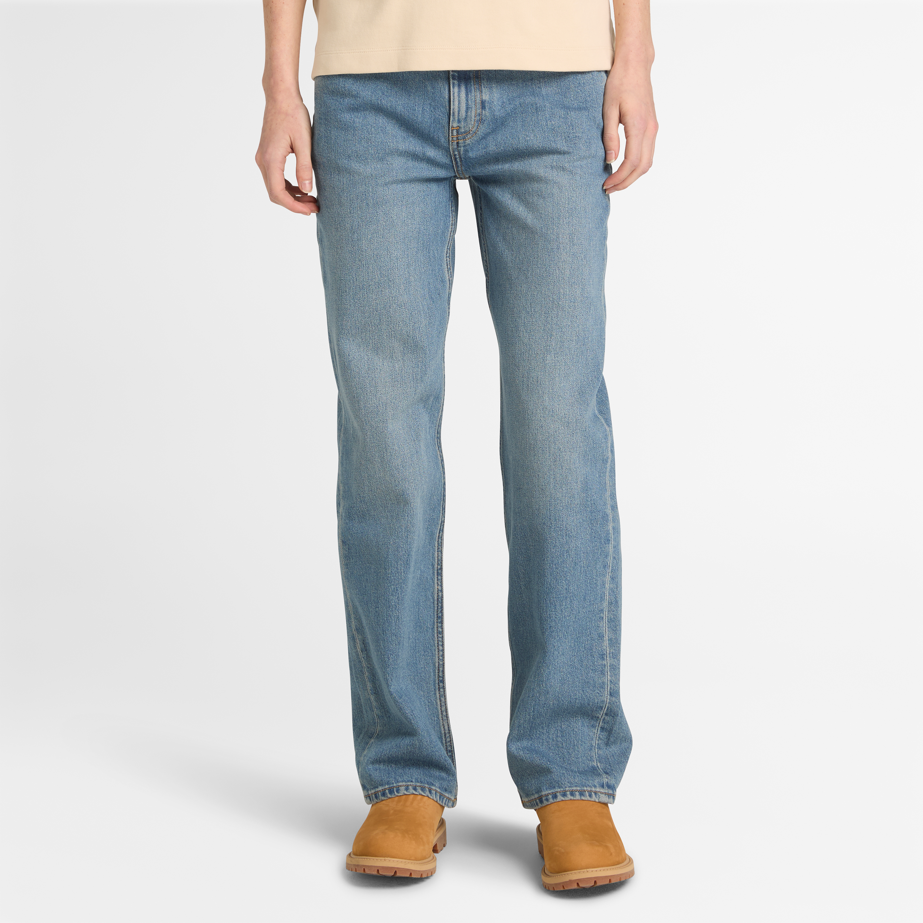 Denim Straight Pants For Women