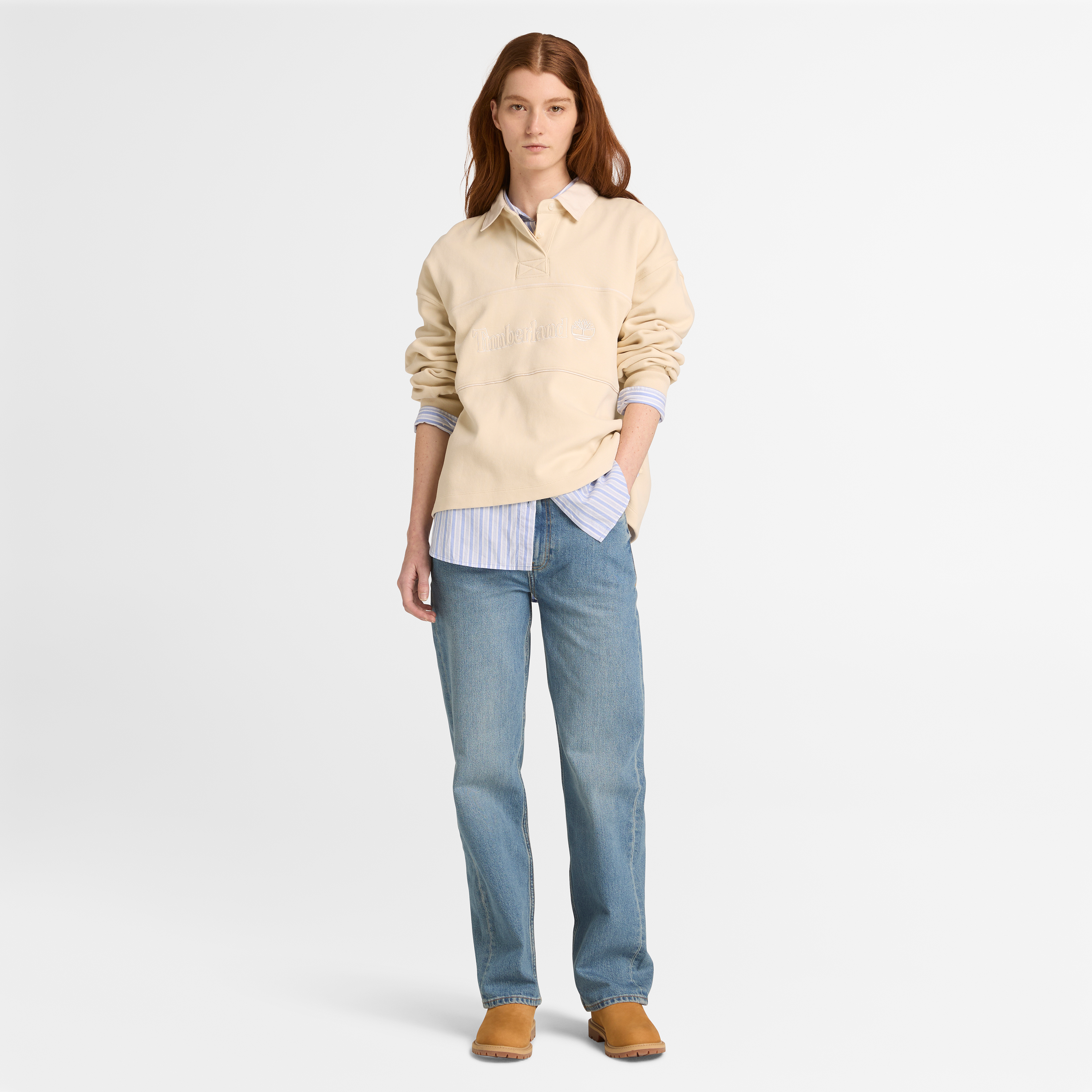 Denim Straight Pants For Women