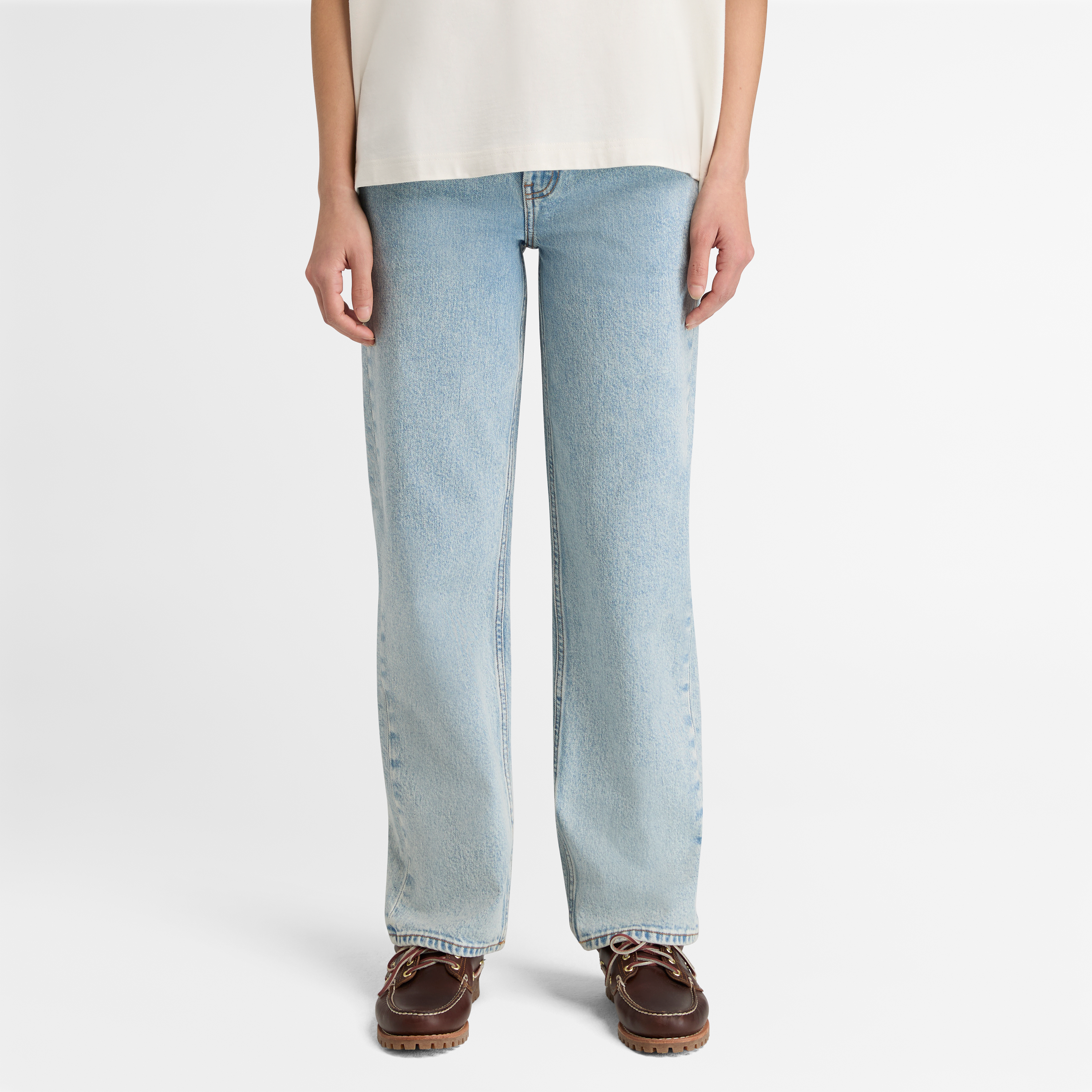 Denim Straight Pants For Women