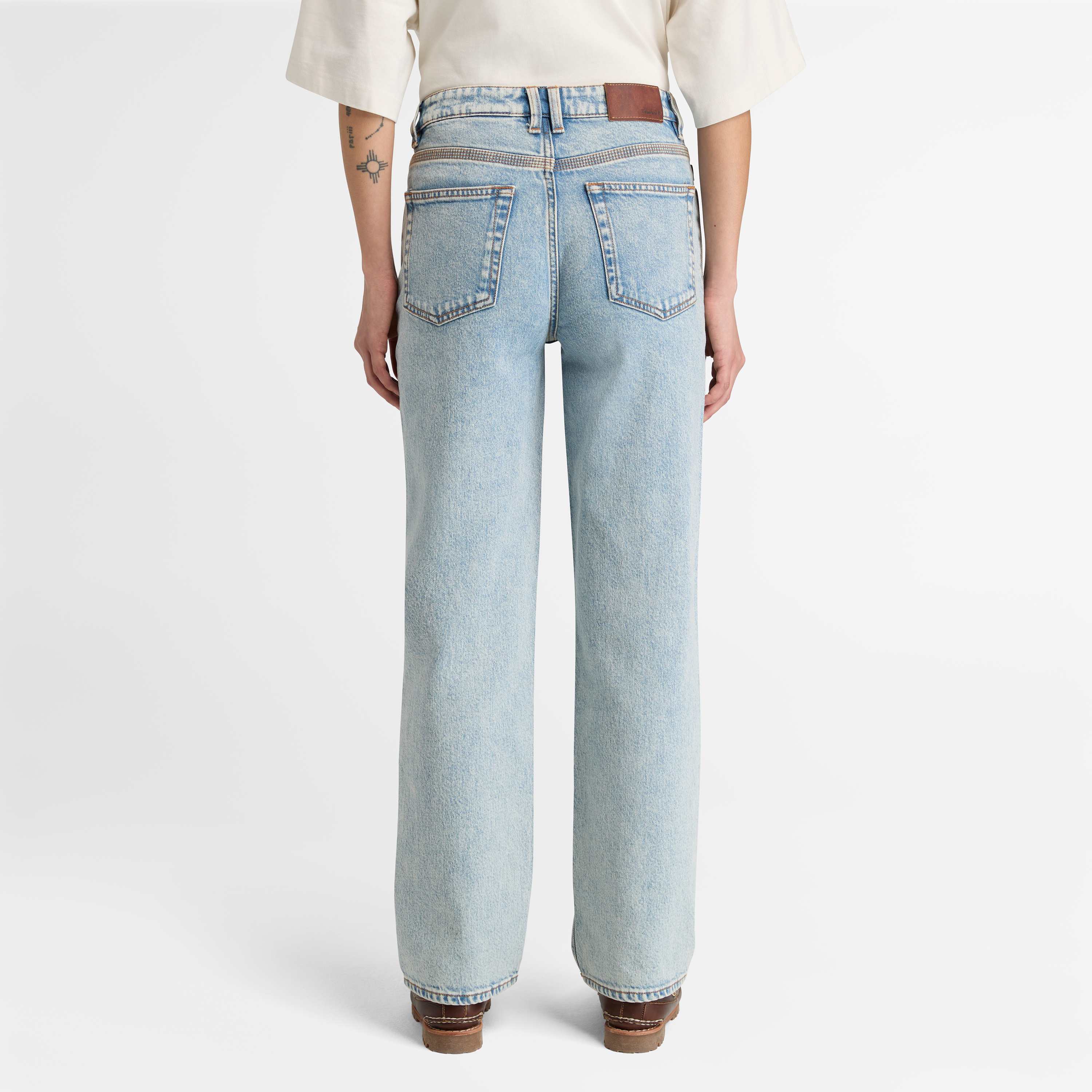 Denim Straight Pants For Women