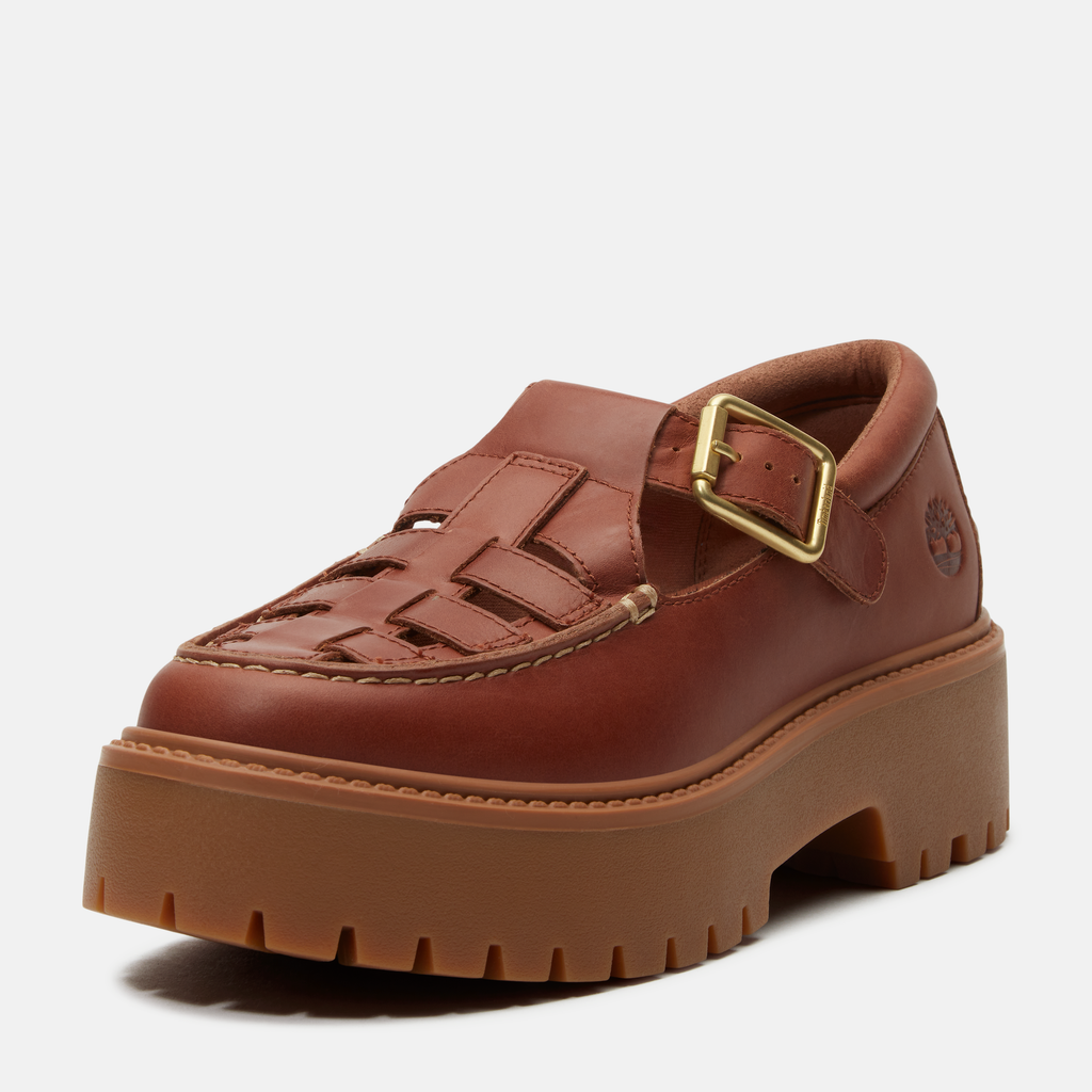 Stone Street Buckle Shoe For Women