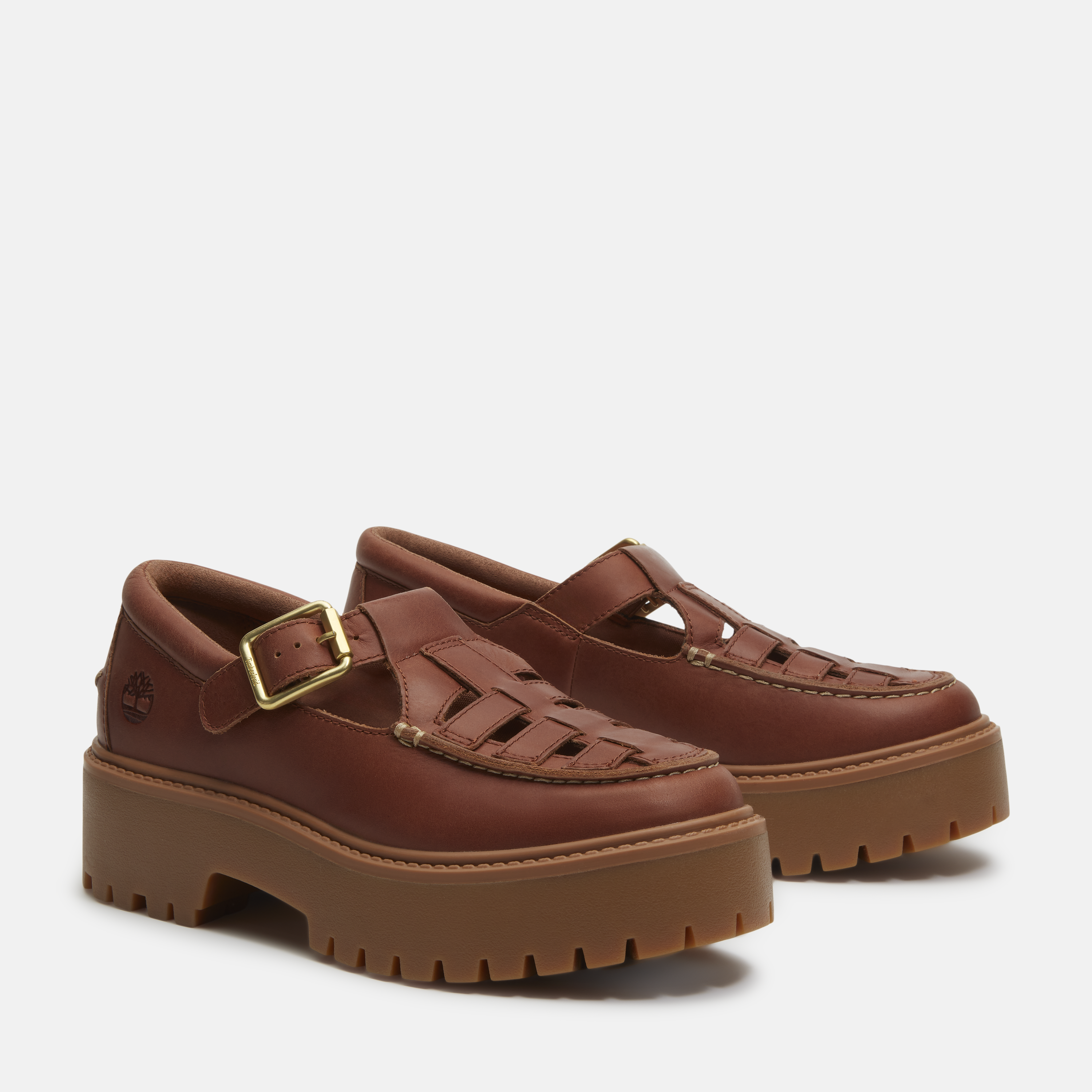 Stone Street Buckle Shoe For Women