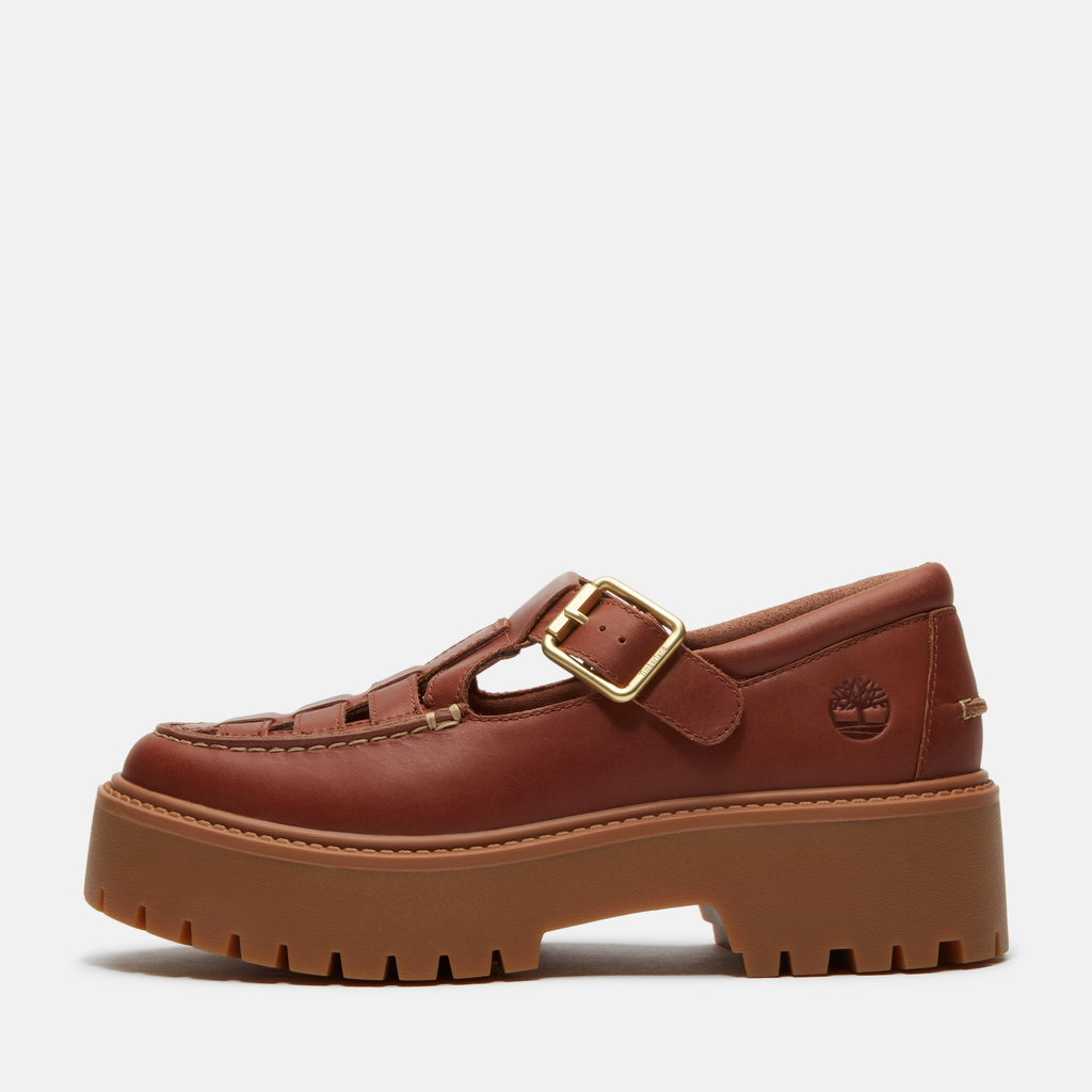 Stone Street Buckle Shoe For Women