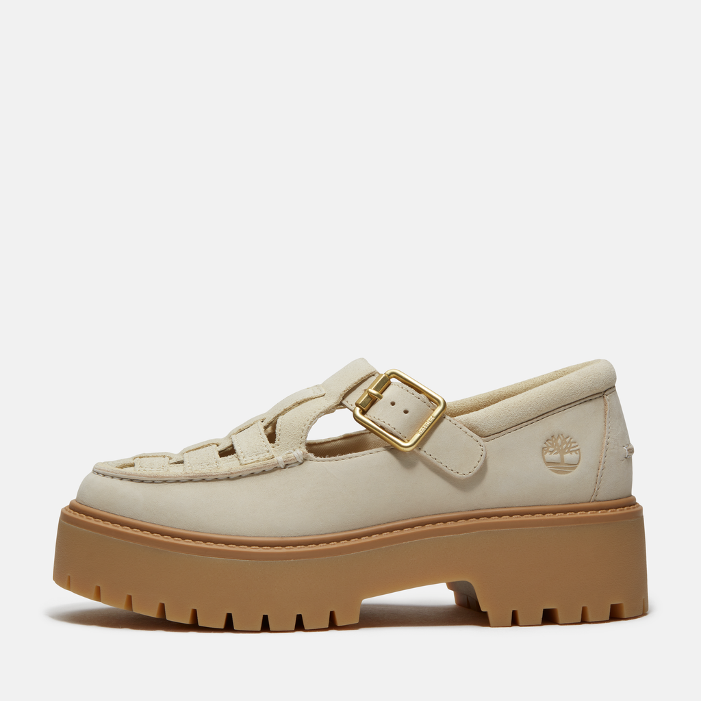 Stone Street Buckle Shoe For Women