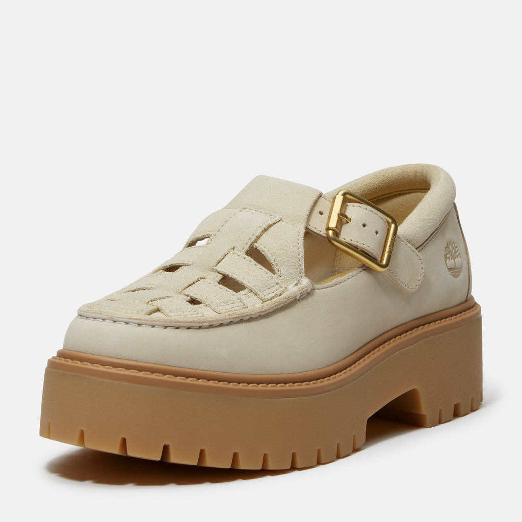 Stone Street Buckle Shoe For Women