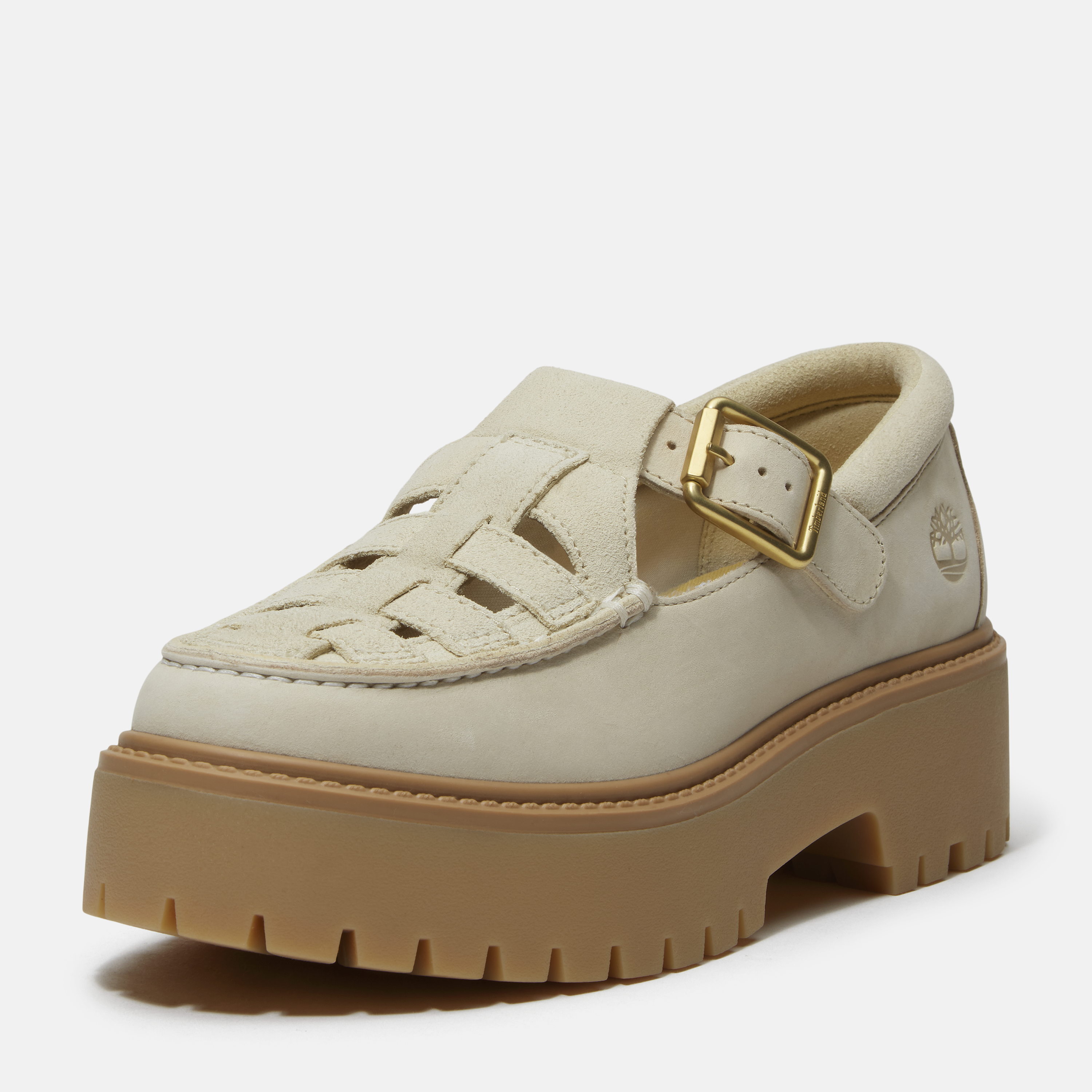 Stone Street Buckle Shoe For Women