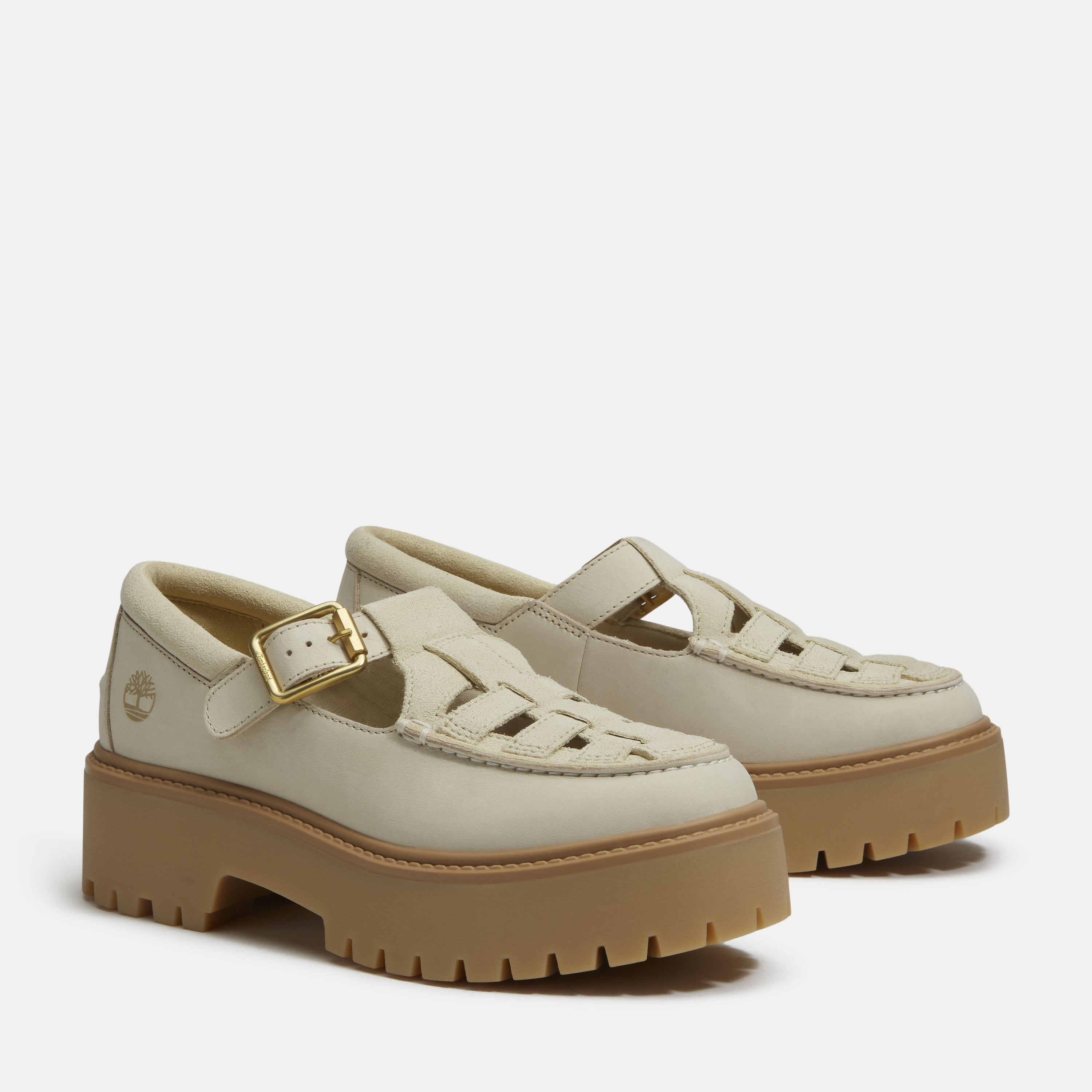 Stone Street Buckle Shoe For Women