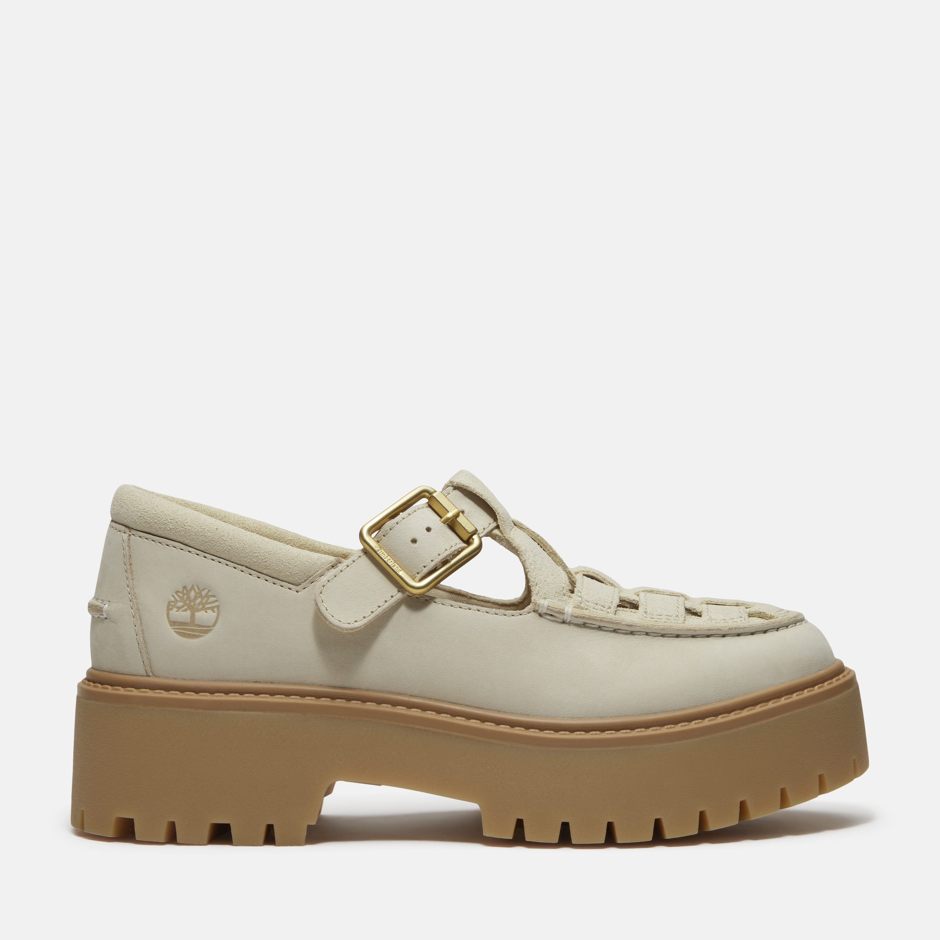 Stone Street Buckle Shoe For Women