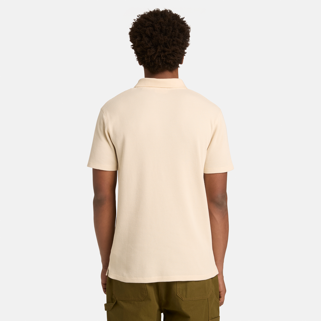 Wharf River Waffle Short Sleeve Polo For Men