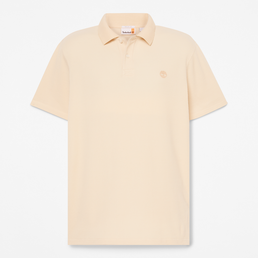 Wharf River Waffle Short Sleeve Polo For Men