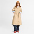 Water Repellent Long Mac Coat For Women