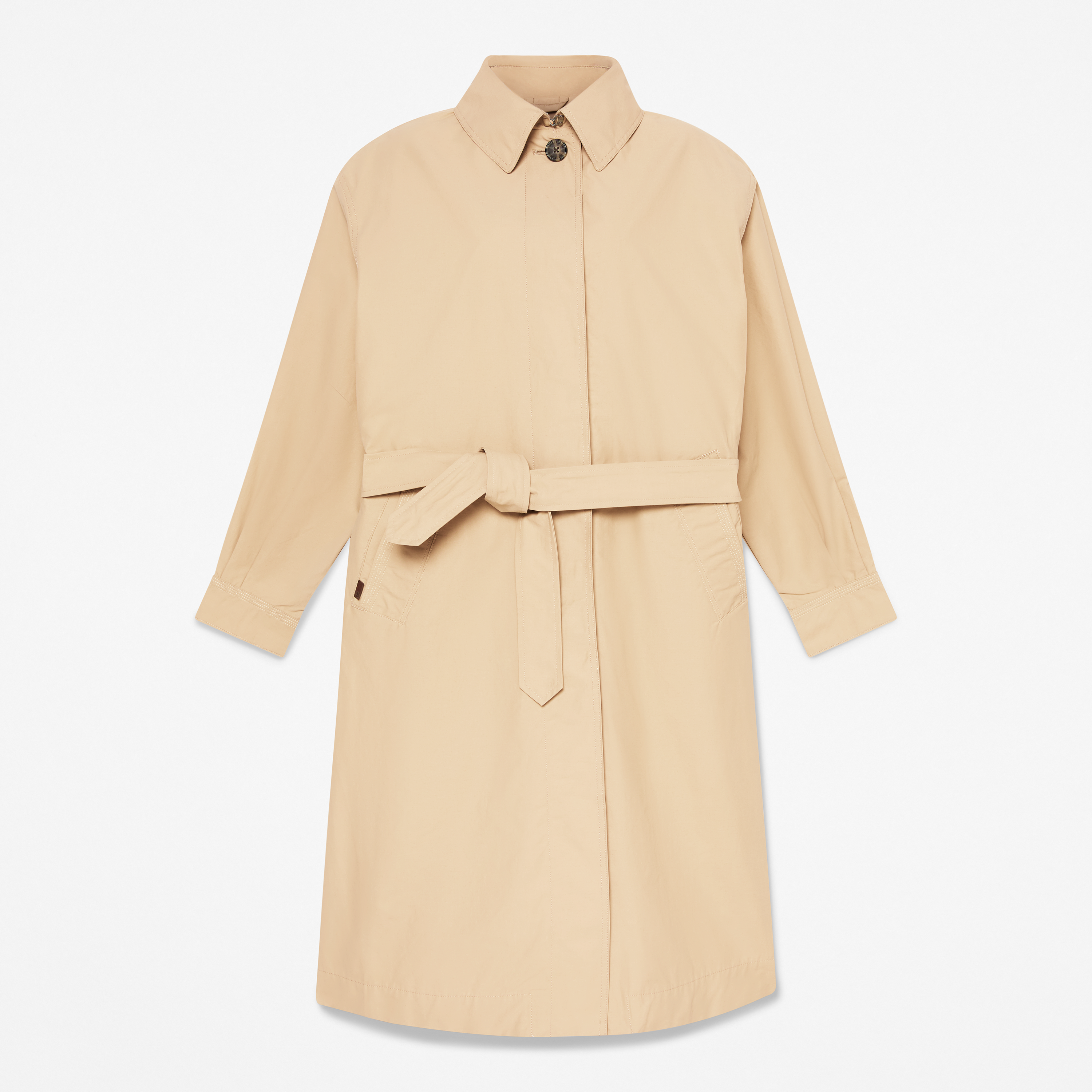 Water Repellent Long Mac Coat For Women