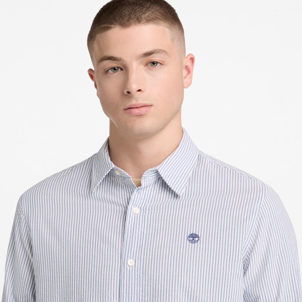 Seersucker Resort Long Sleeve Shirt For Men