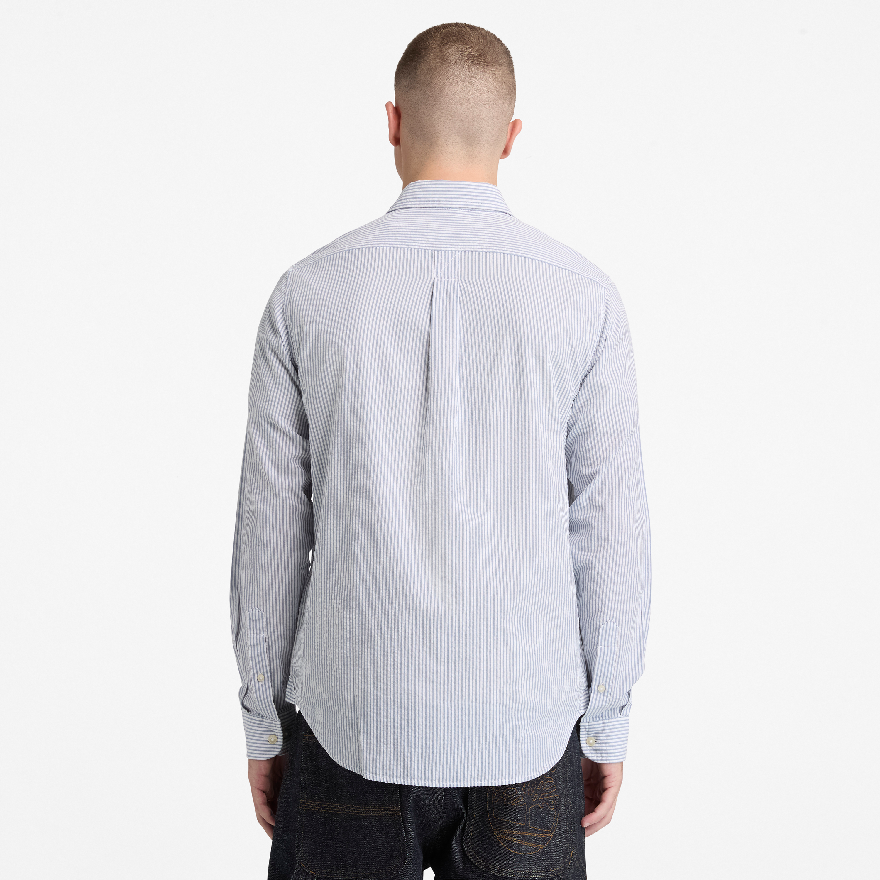 Seersucker Resort Short Sleeve Shirt For Men