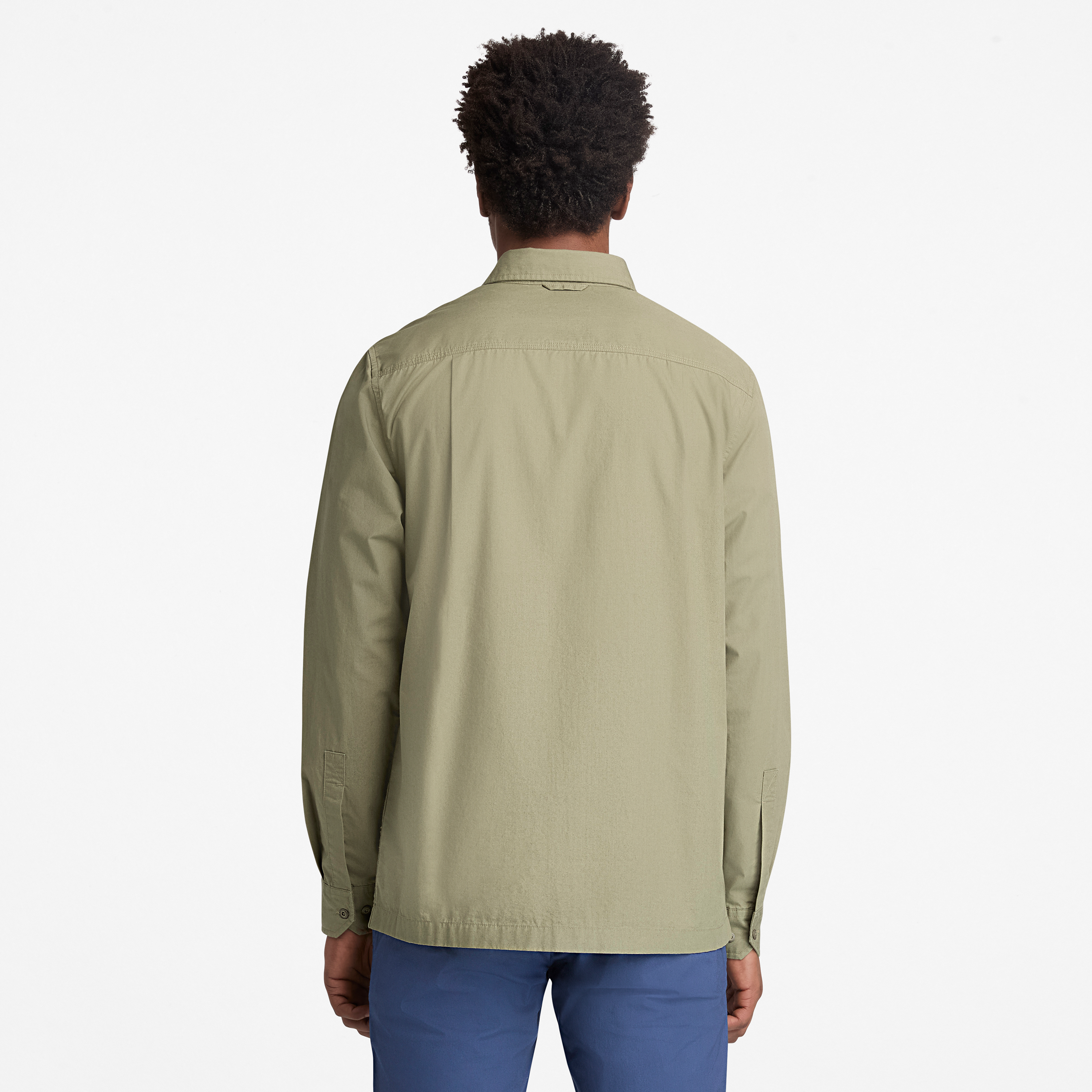 Long Sleeve Utility Overshirt For Men