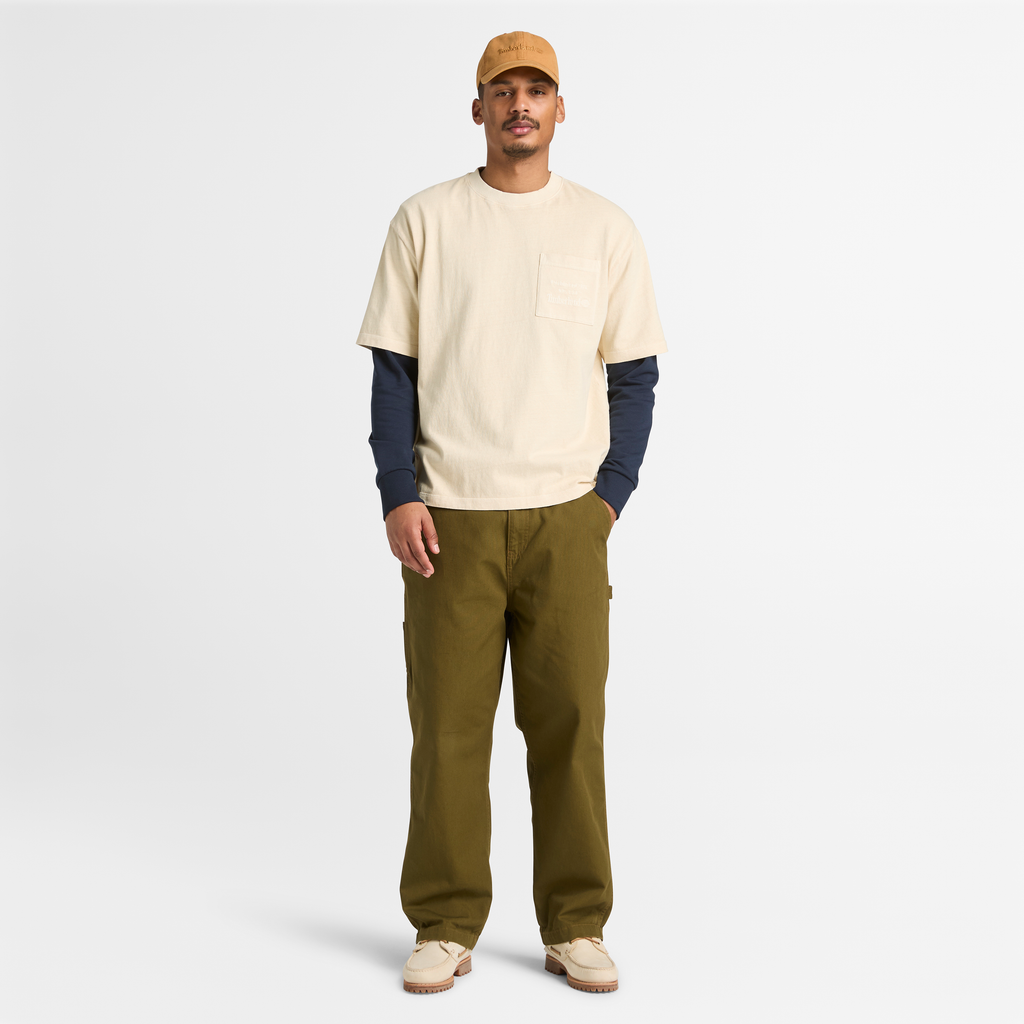 Heavyweight Chest Pocket T-Shirt For Men