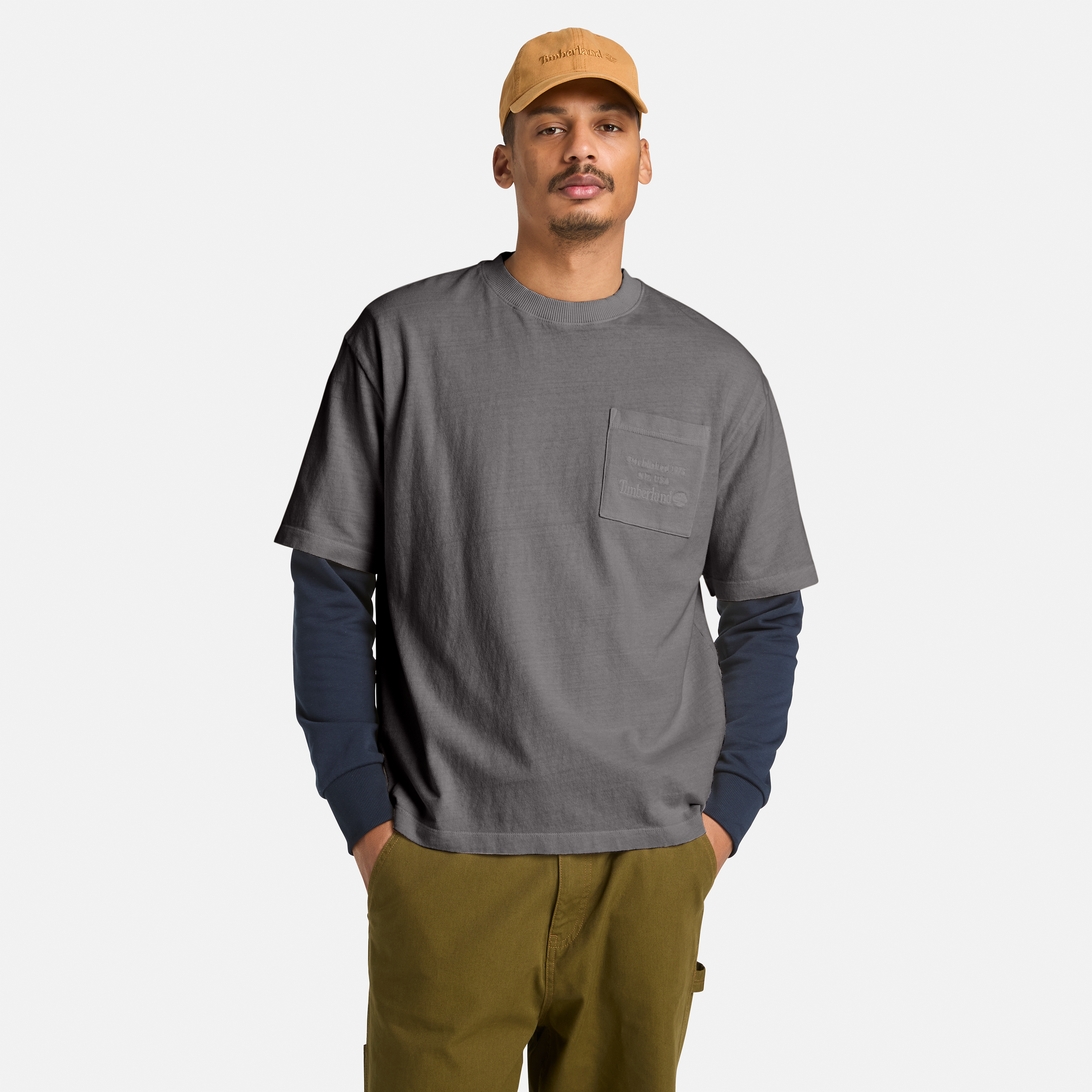 Heavyweight Chest Pocket T-Shirt For Men