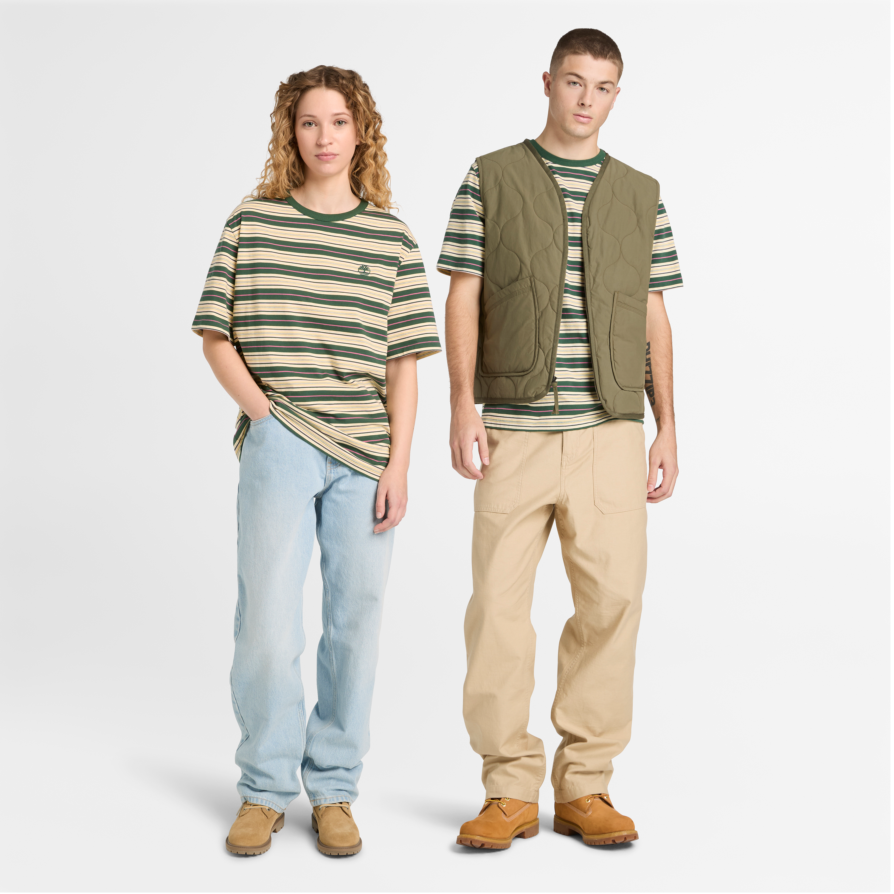 Stripe  Short Sleeve T-Shirt For Men
