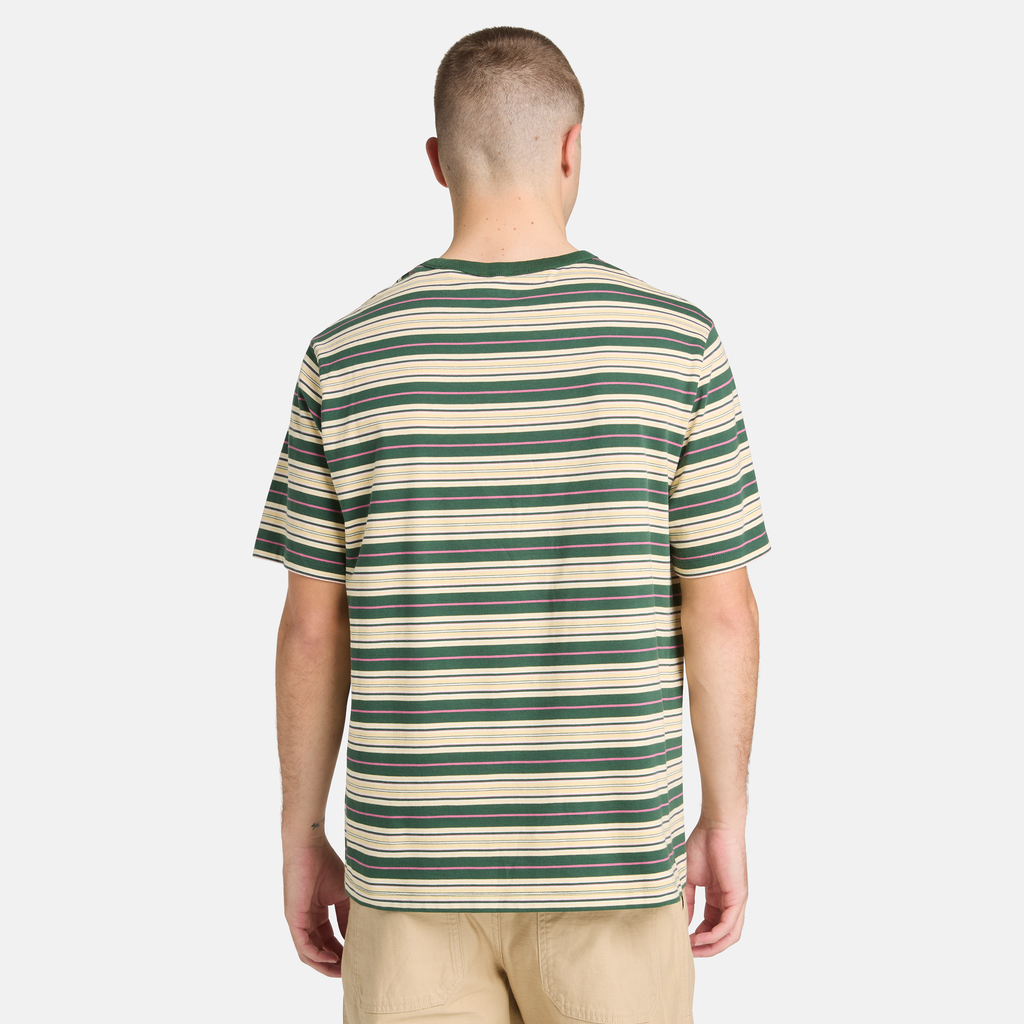 Stripe  Short Sleeve T-Shirt For Men