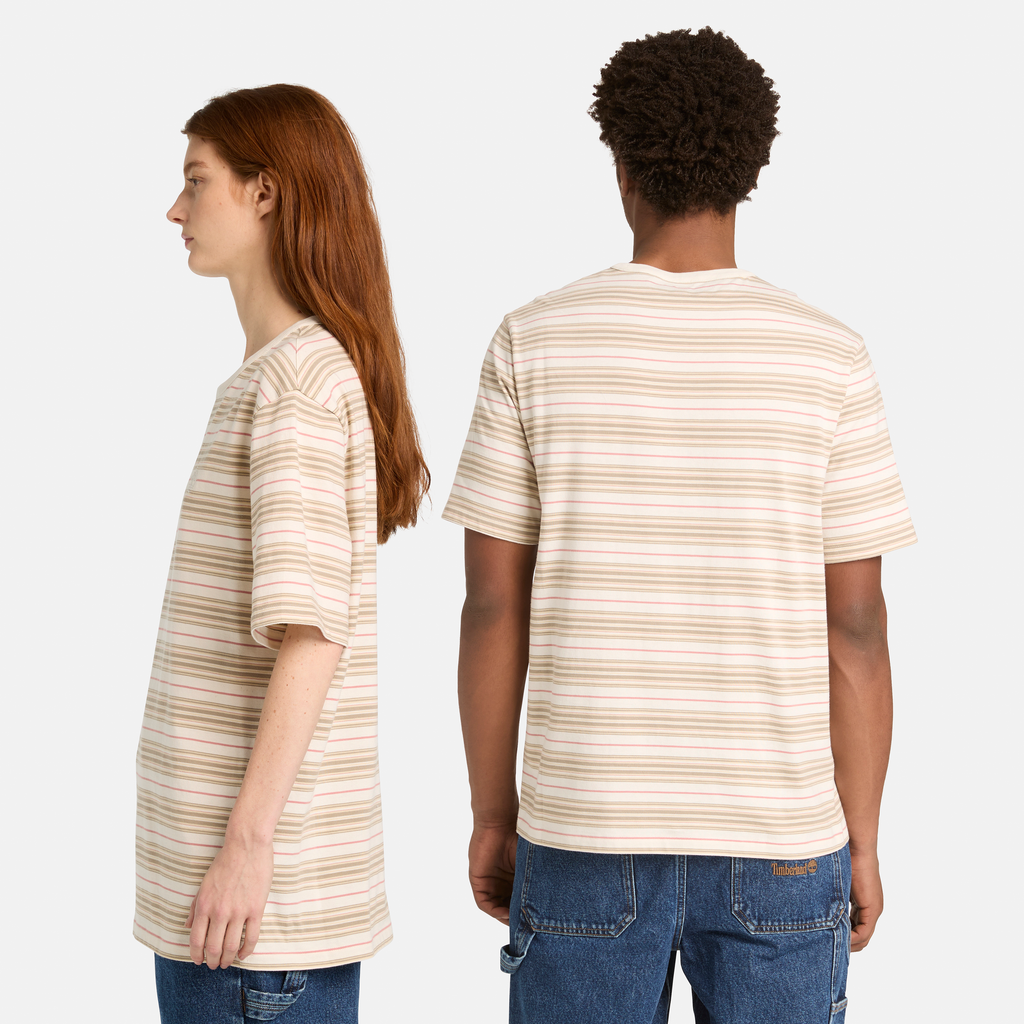 Stripe  Short Sleeve T-Shirt For Men