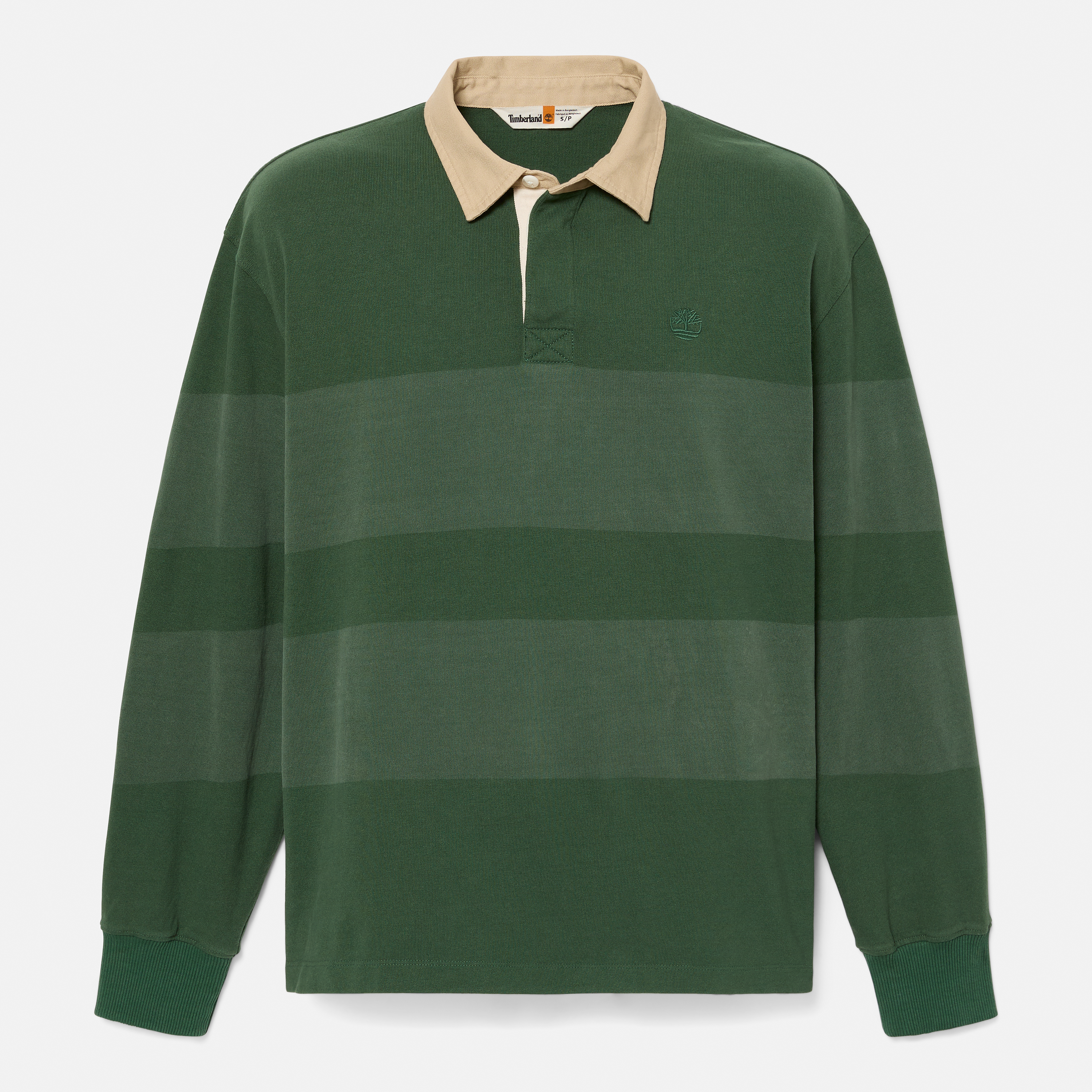 Striped Rugby Long Sleeve Polo For Men