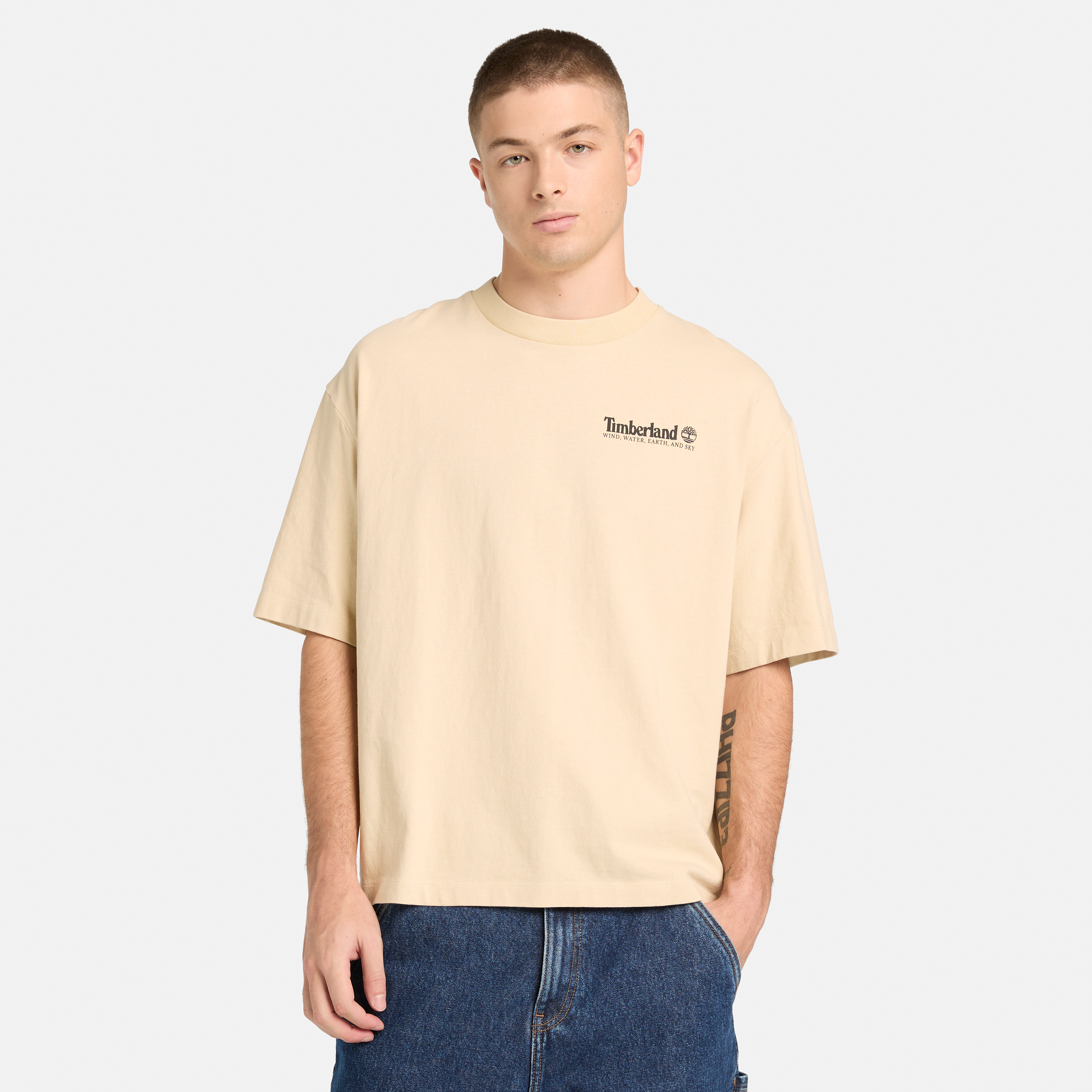 Outdoor Photo Back Graphic T-Shirt For Men