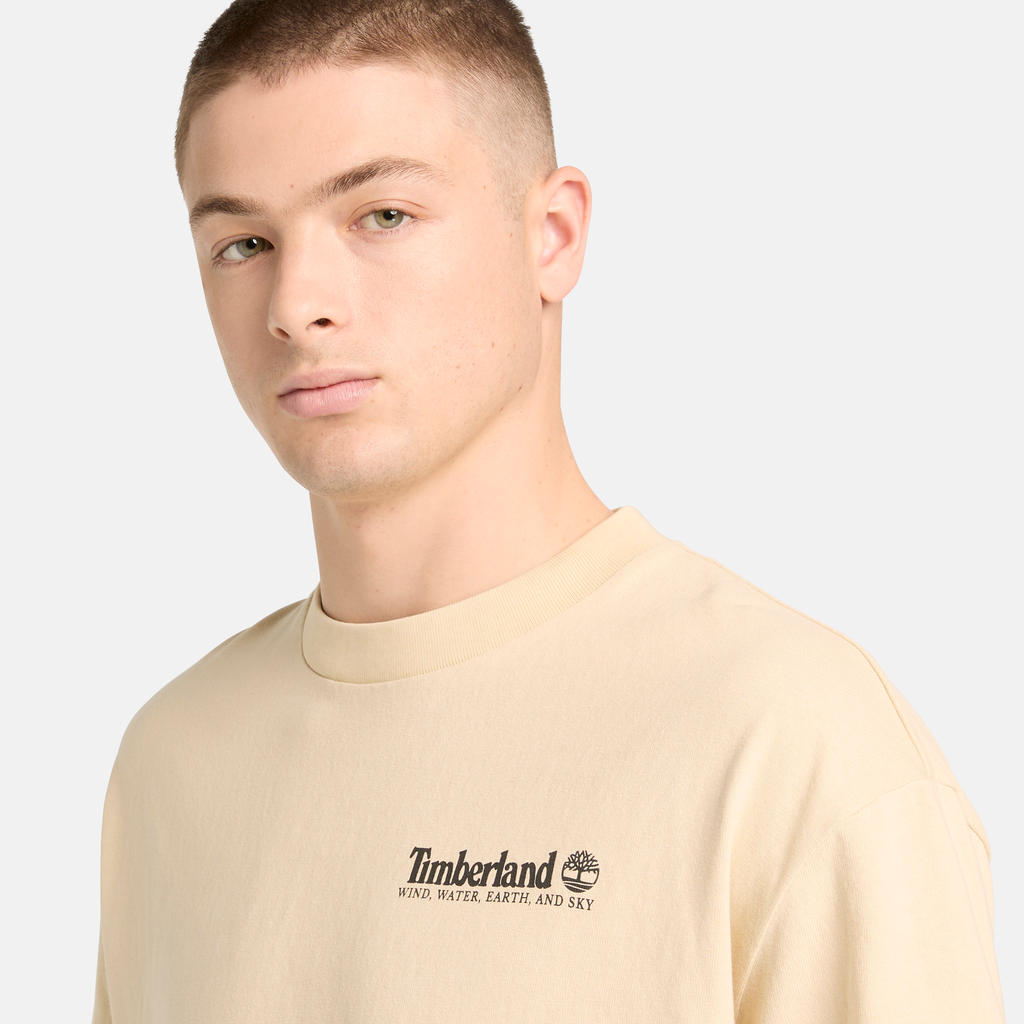 Outdoor Photo Back Graphic T-Shirt For Men
