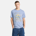 Water Stack Logo Short Sleeve T-Shirt For Men