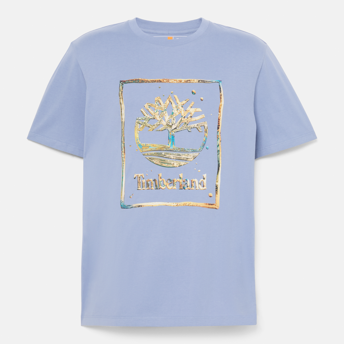 Water Stack Logo Short Sleeve T-Shirt For Men