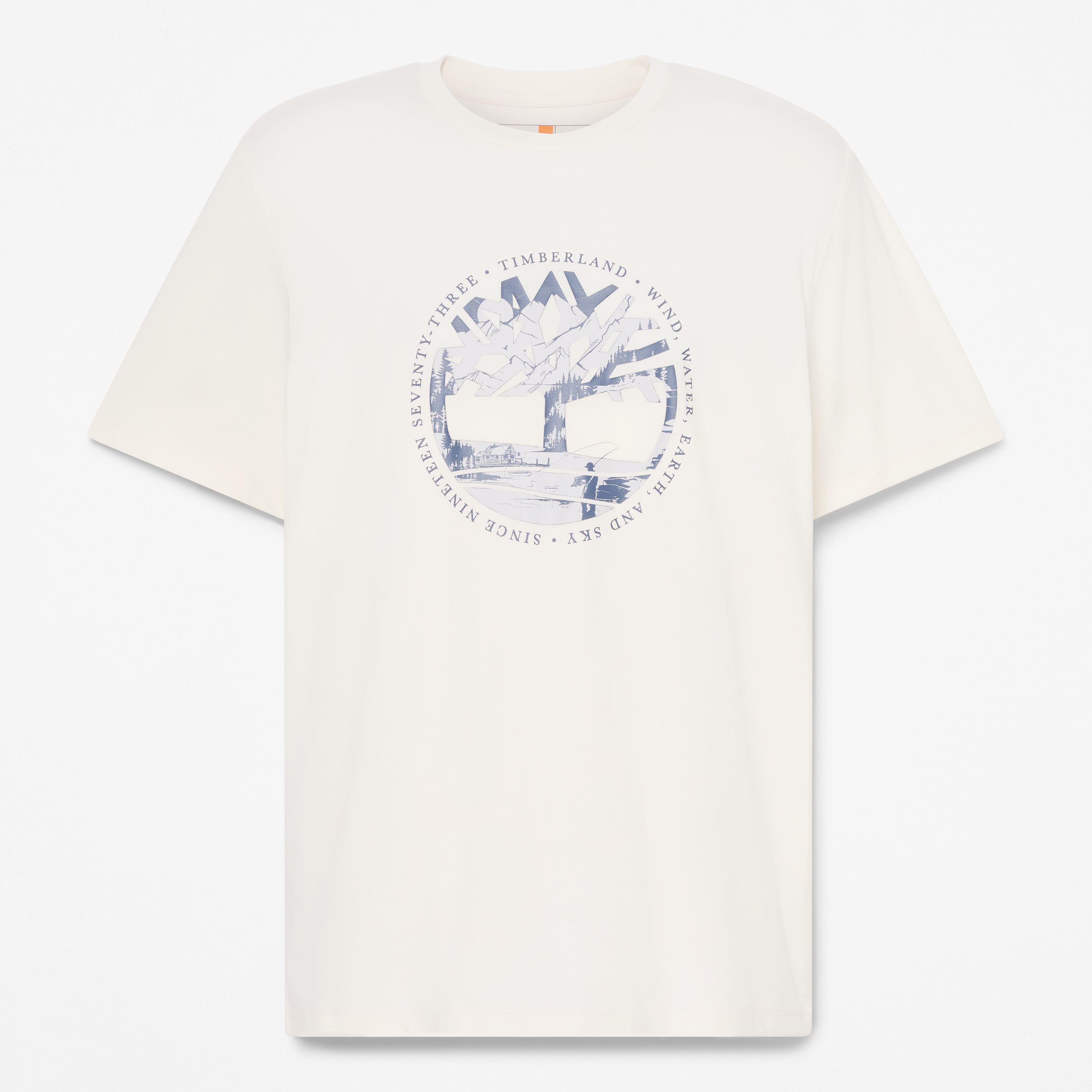 Tree Logo Lake House Graphic T-Shirt For Men