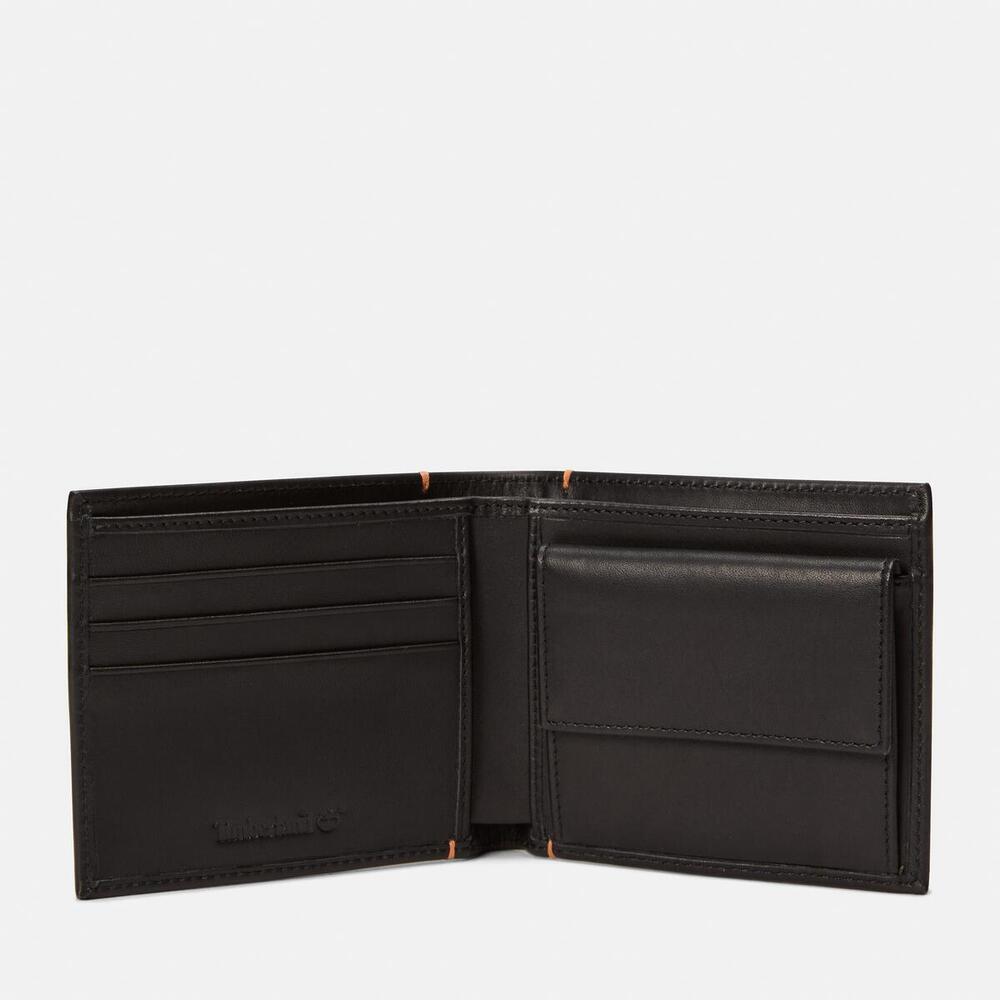 Riverton Leather Bi-Fold Coin Wallet