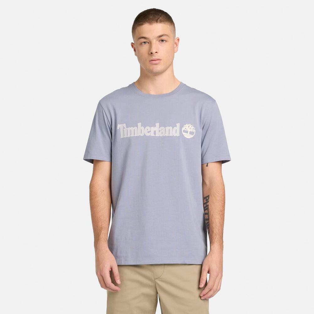 Kennebec River Linear Logo T-Shirt for Men