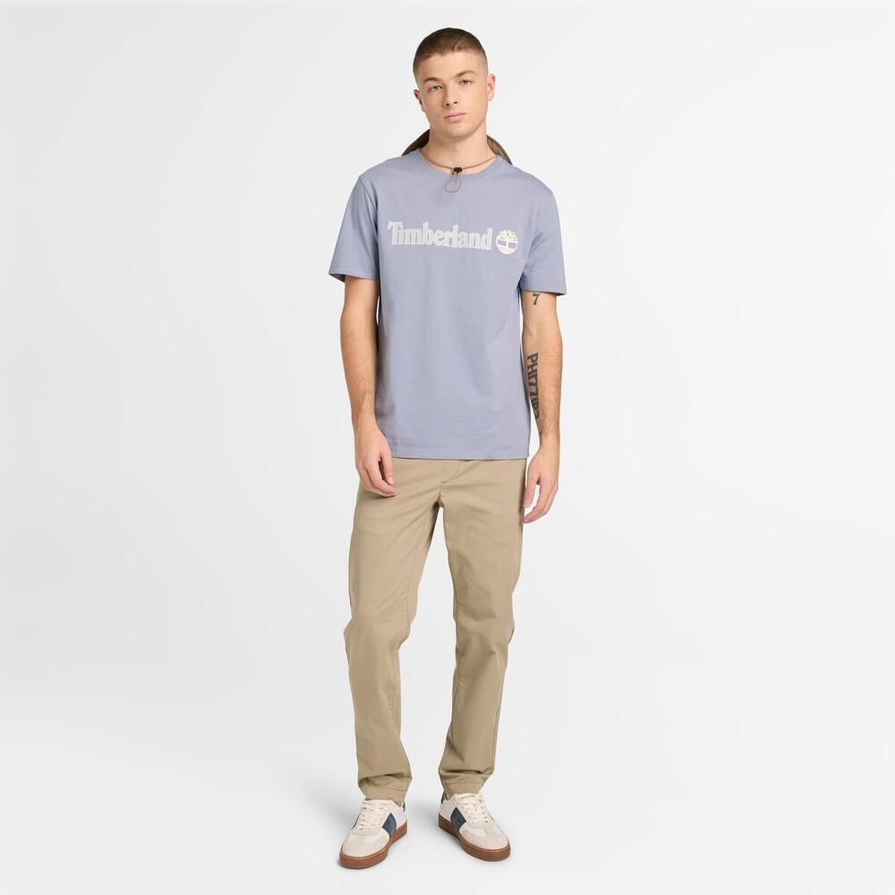Kennebec River Linear Logo T-Shirt for Men