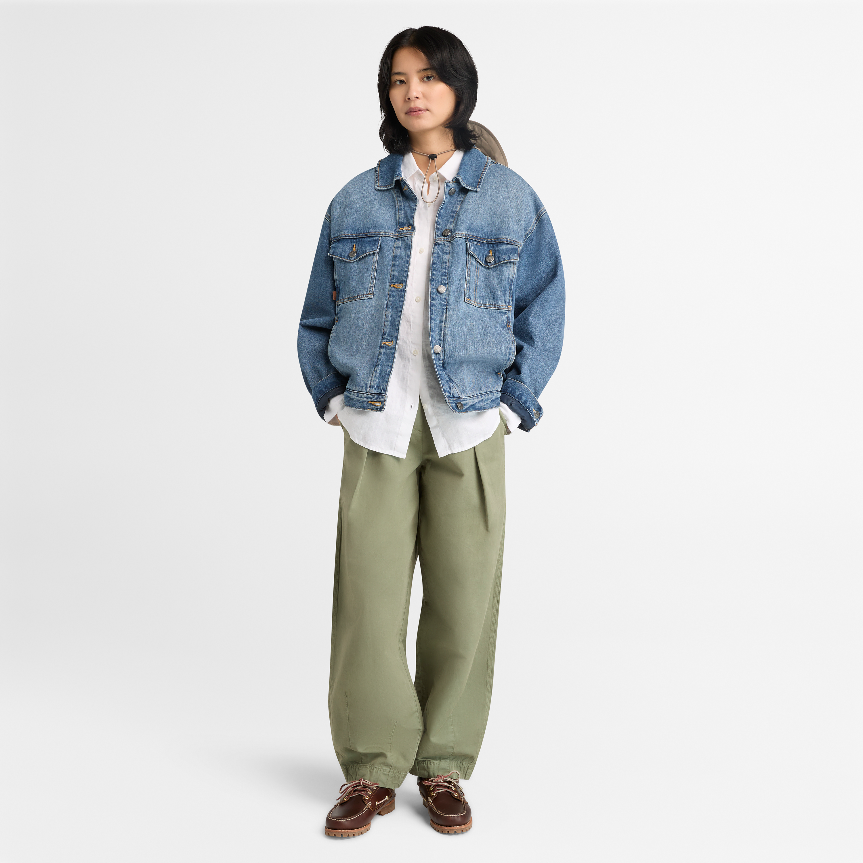 Linen Long-Sleeve Shirt For Women