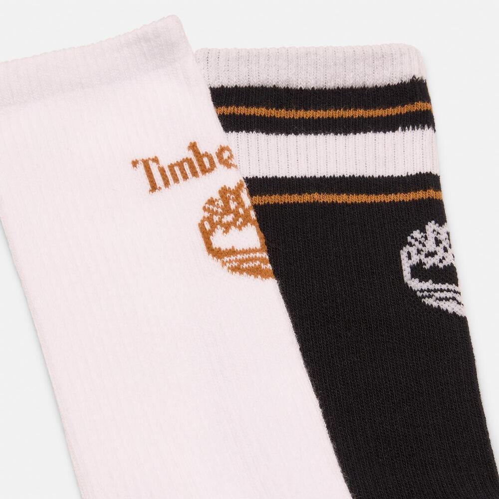 2 Pack Retro Logo Crew Socks