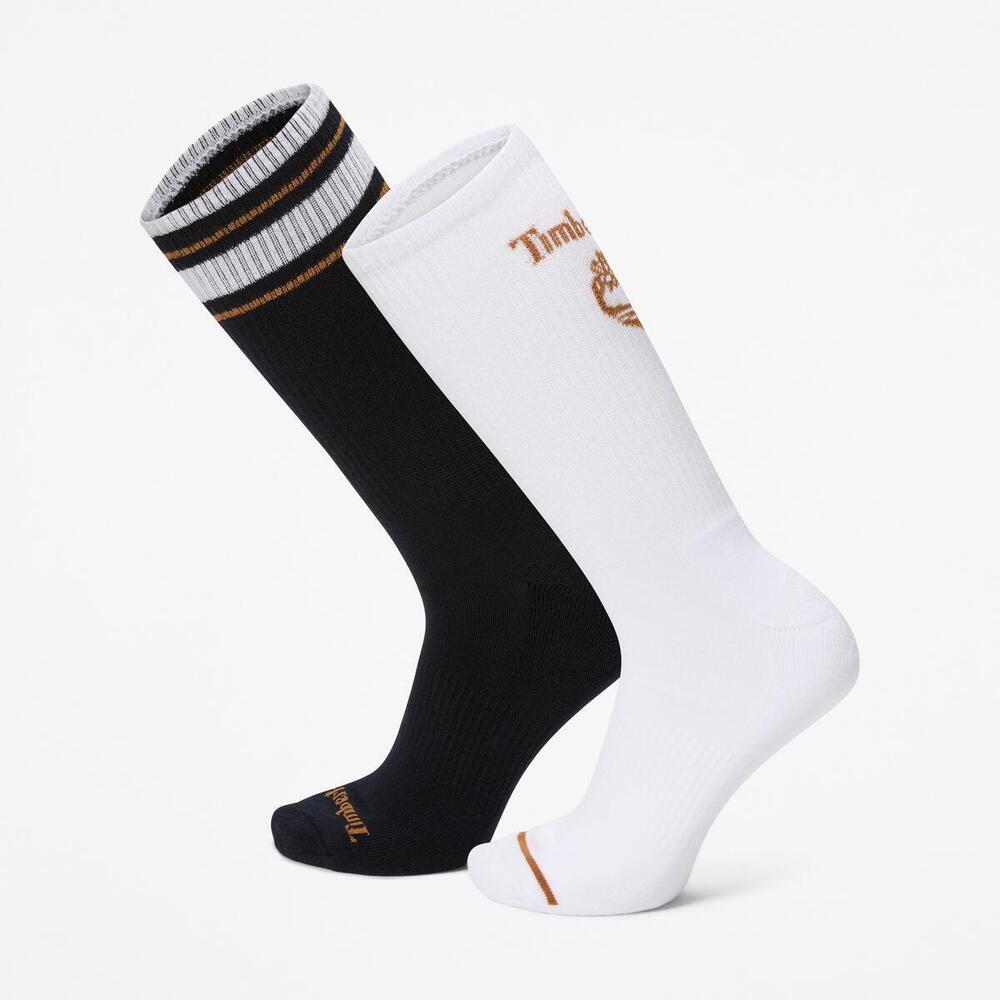2 Pack Retro Logo Crew Socks
