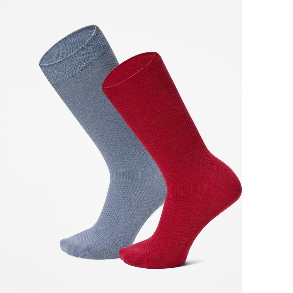 2 Pack Carleton Light Weight Rib Crew Socks