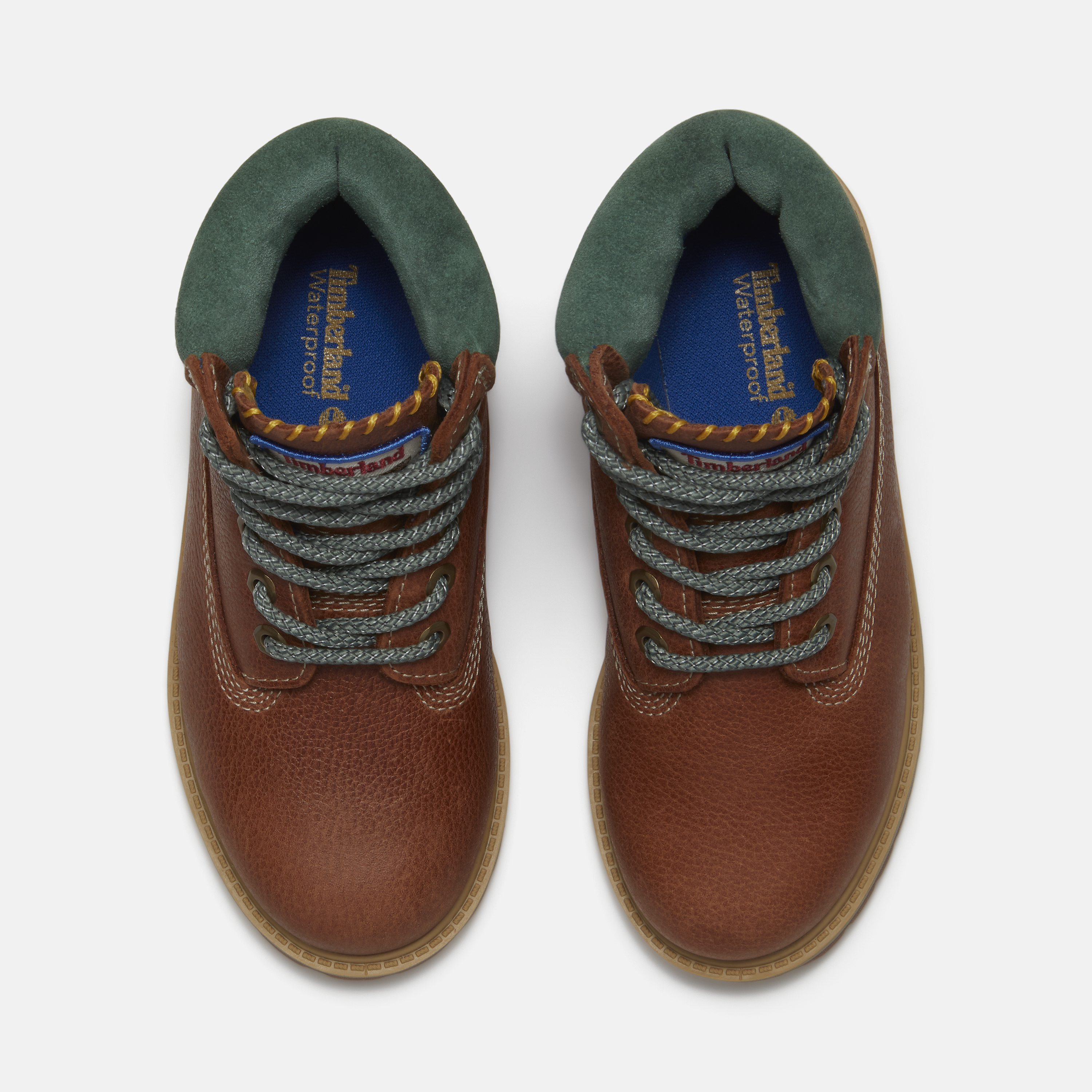 Timberland Premium 6 Inch Lace Up Waterproof Boot For Junior