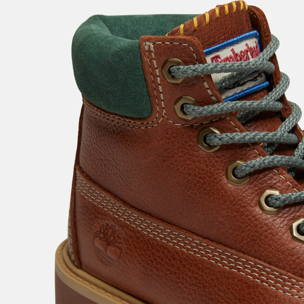 Timberland Premium 6 Inch Lace Up Waterproof Boot For Junior