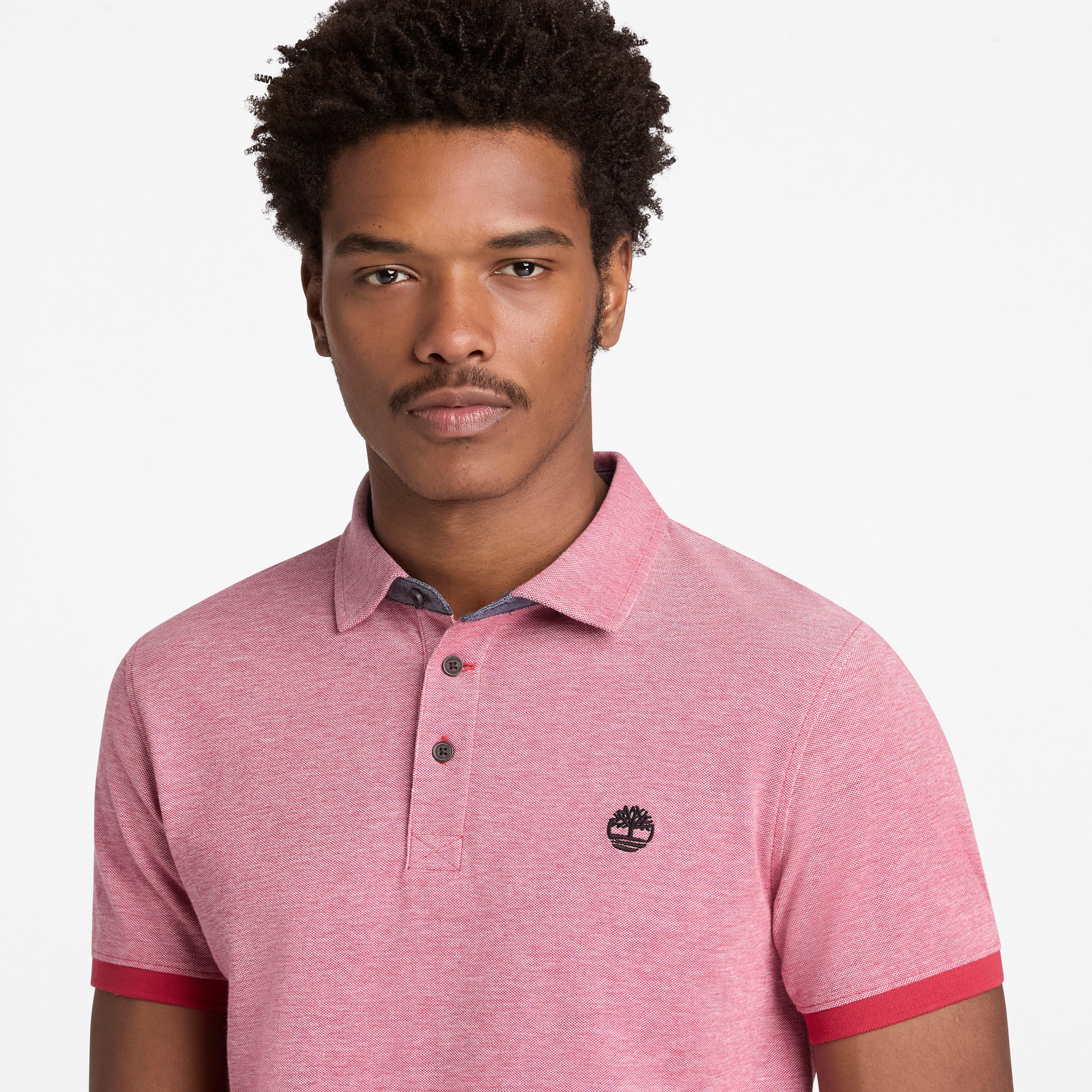 Baboosic Brook Oxford Short Sleeve Polo For Men