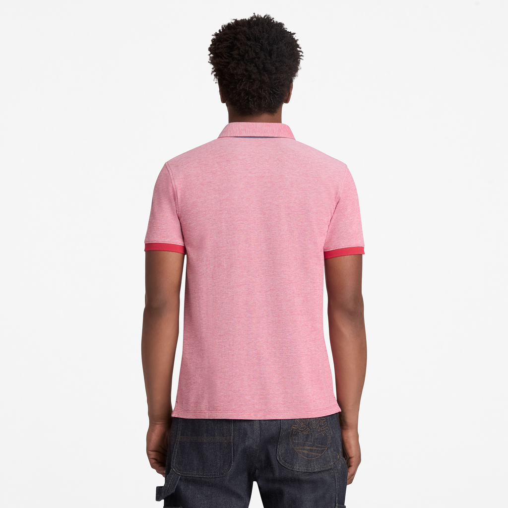 Baboosic Brook Oxford Short Sleeve Polo For Men