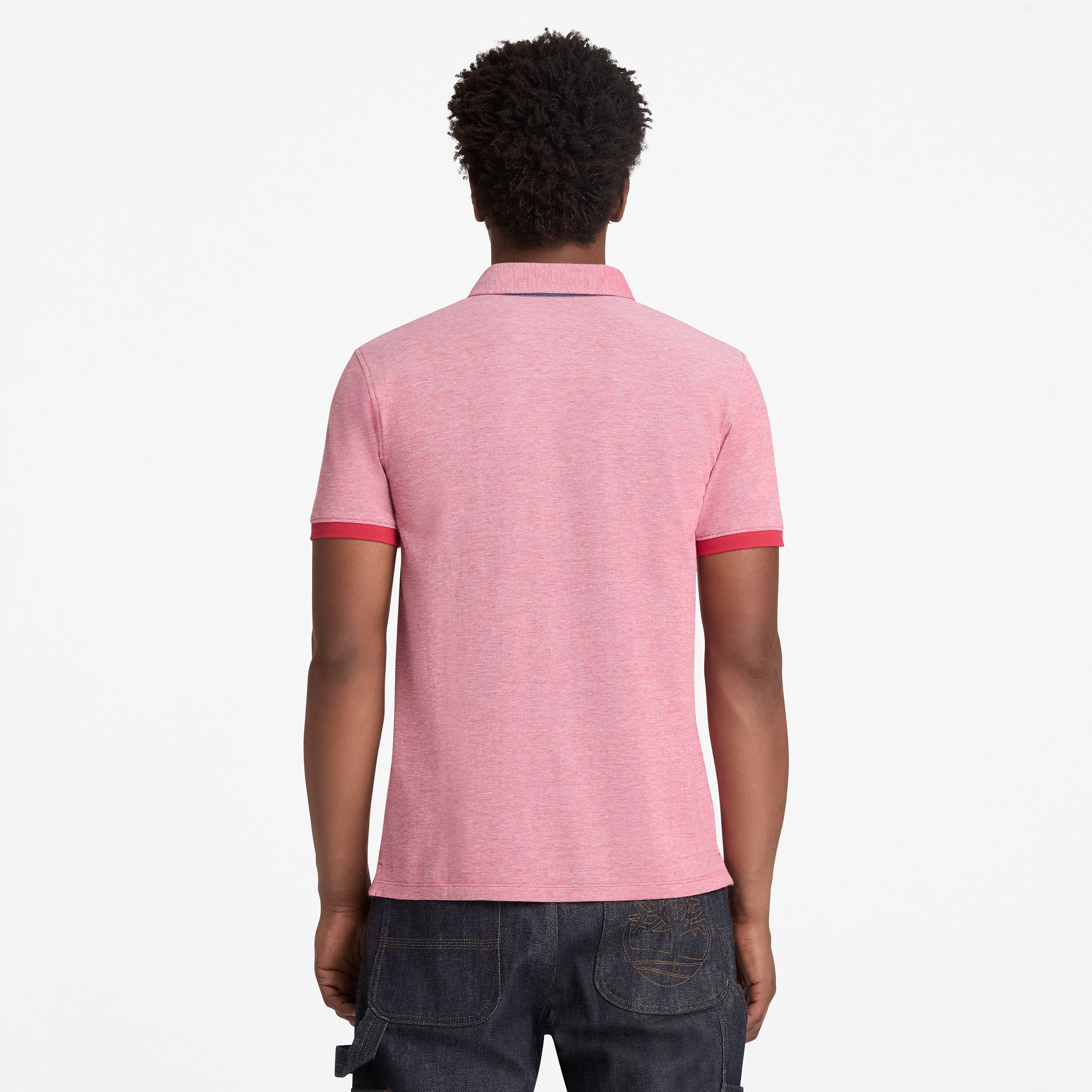 Baboosic Brook Oxford Short Sleeve Polo For Men