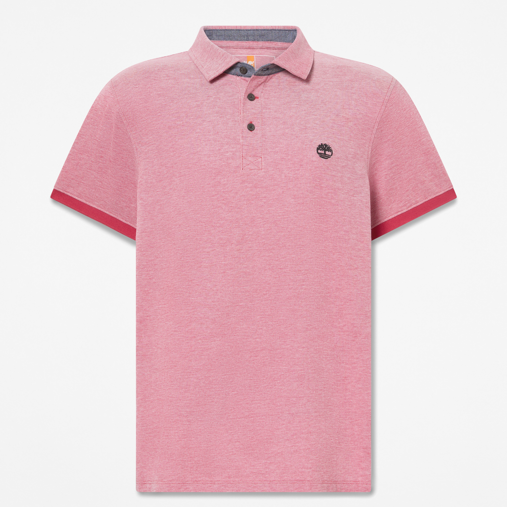 Baboosic Brook Oxford Short Sleeve Polo For Men