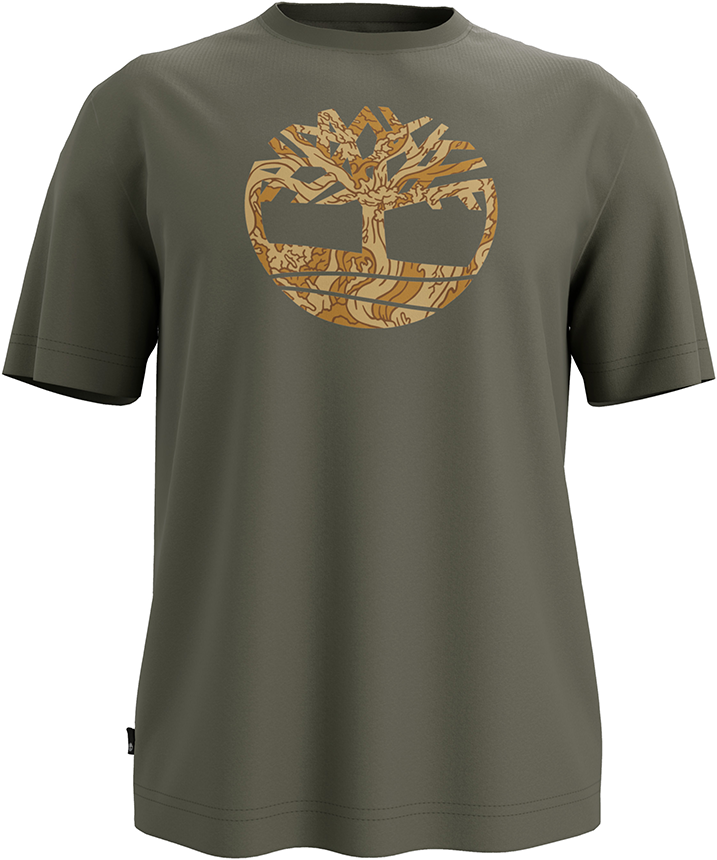 Kennebec River Camo Tree Logo T-Shirt For Men