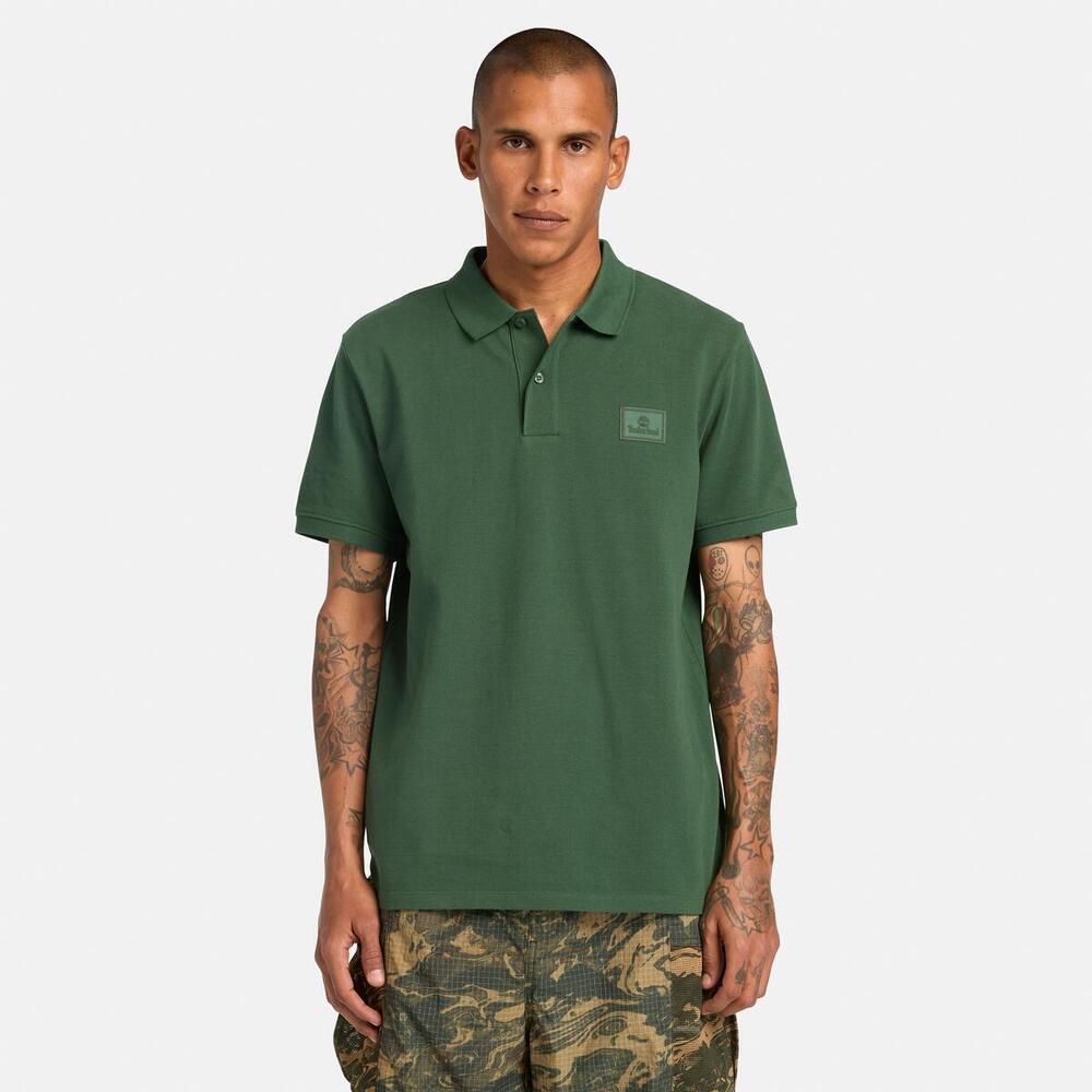 Silicon Badge Polo Shirt For Men
