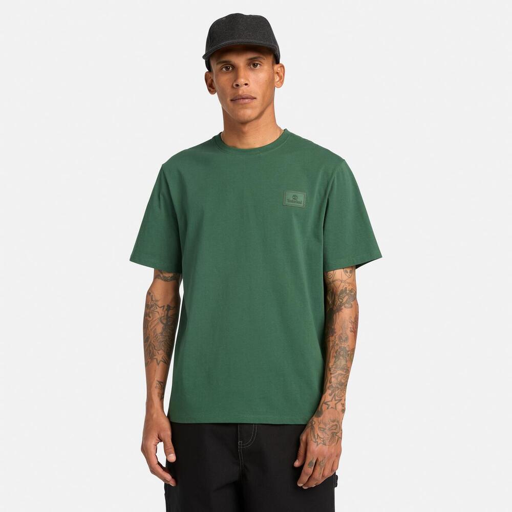 Silicon Badge T-Shirt For Men