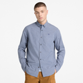 Micro Plaid Poplin Shirt For Men